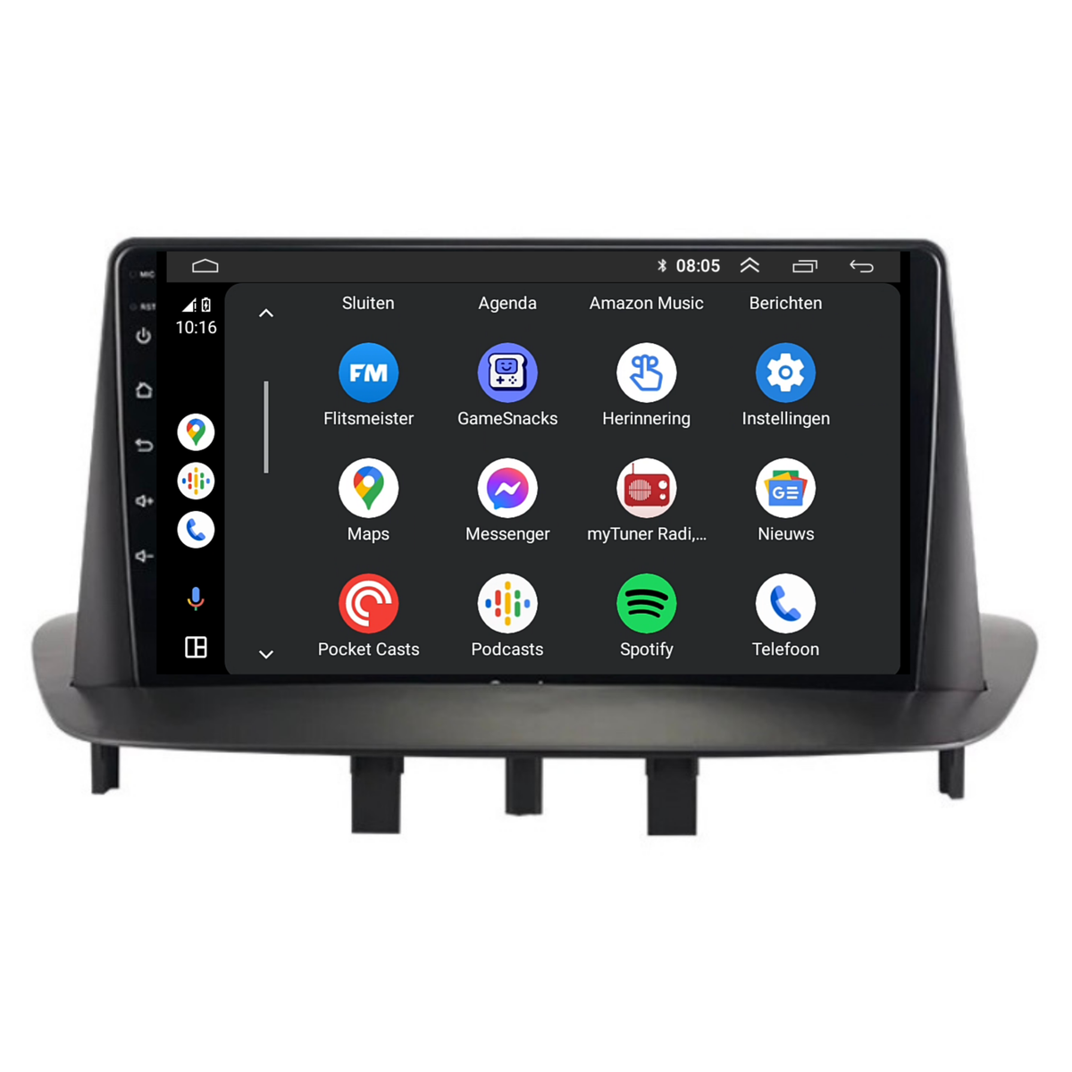 Renault Megane 3 | Fluence | Android 13 | Autoradio | 2008 t/m 2016 | Carplay & Android Auto-3