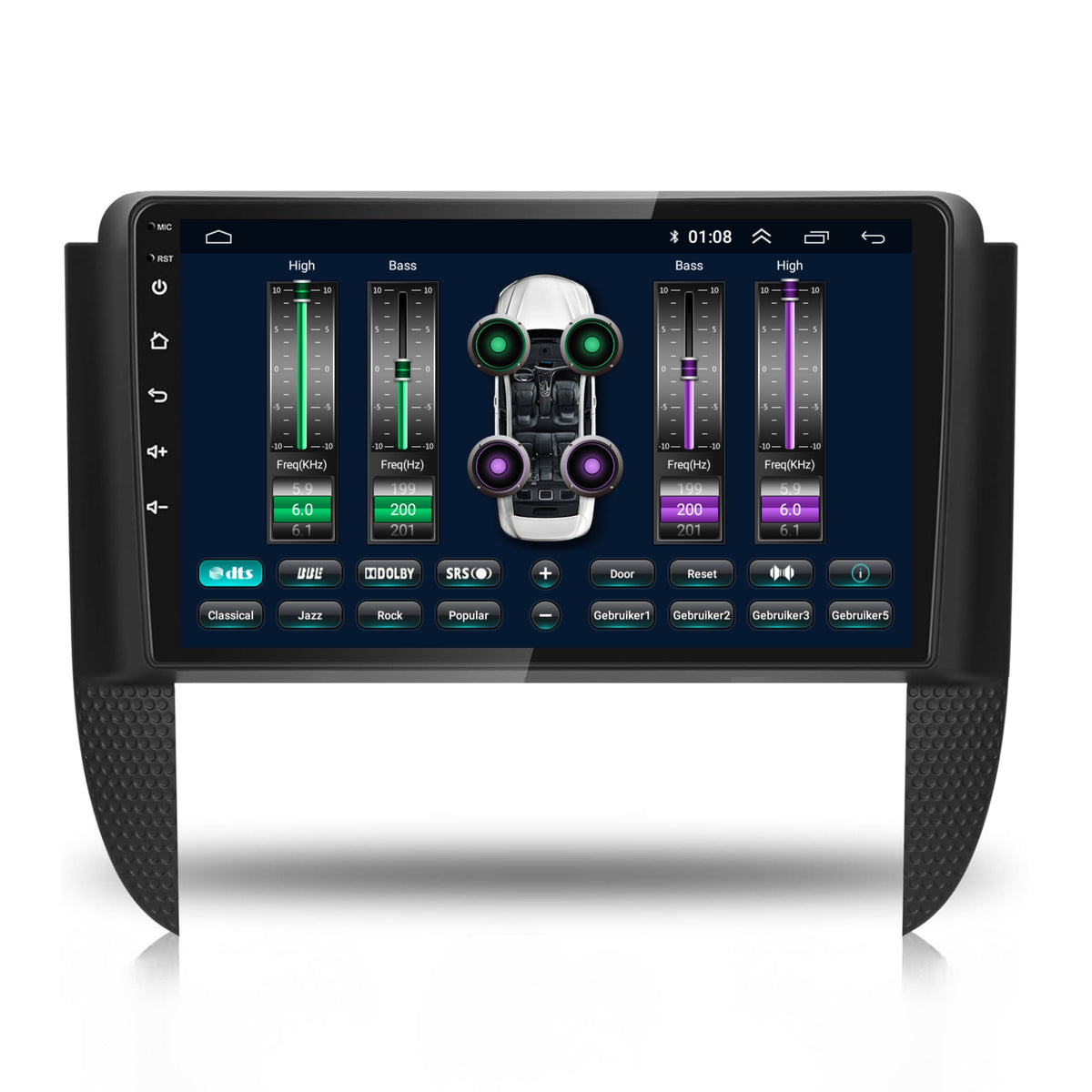 Chevrolet Kaleos | Android 13 | Autoradio | 2004 t/m 2010 | CarPlay & Android Auto-7