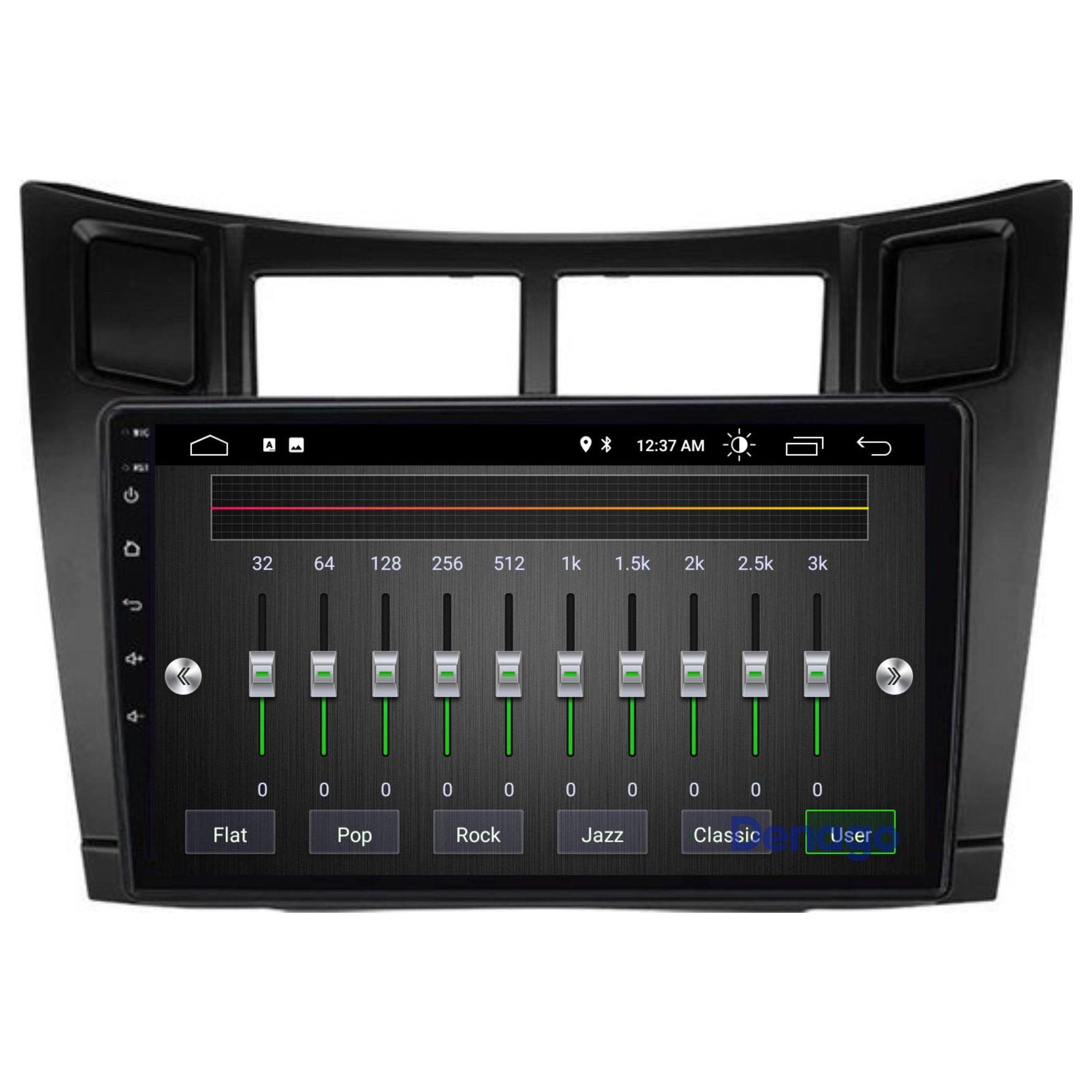 Toyota Yaris CarPlay autoradio | 2005 t/m 2012 | Denago DNG-A297 | 9 inch | Android 13 | Draadloos CarPlay & Android Auto