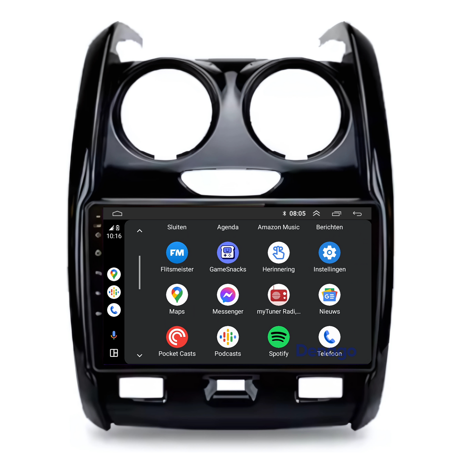 Dacia Duster CarPlay autoradio | 2013 t/m 2017 | Denago DNG-A32 | 9 inch | Android 13 | Draadloos CarPlay & Android Auto