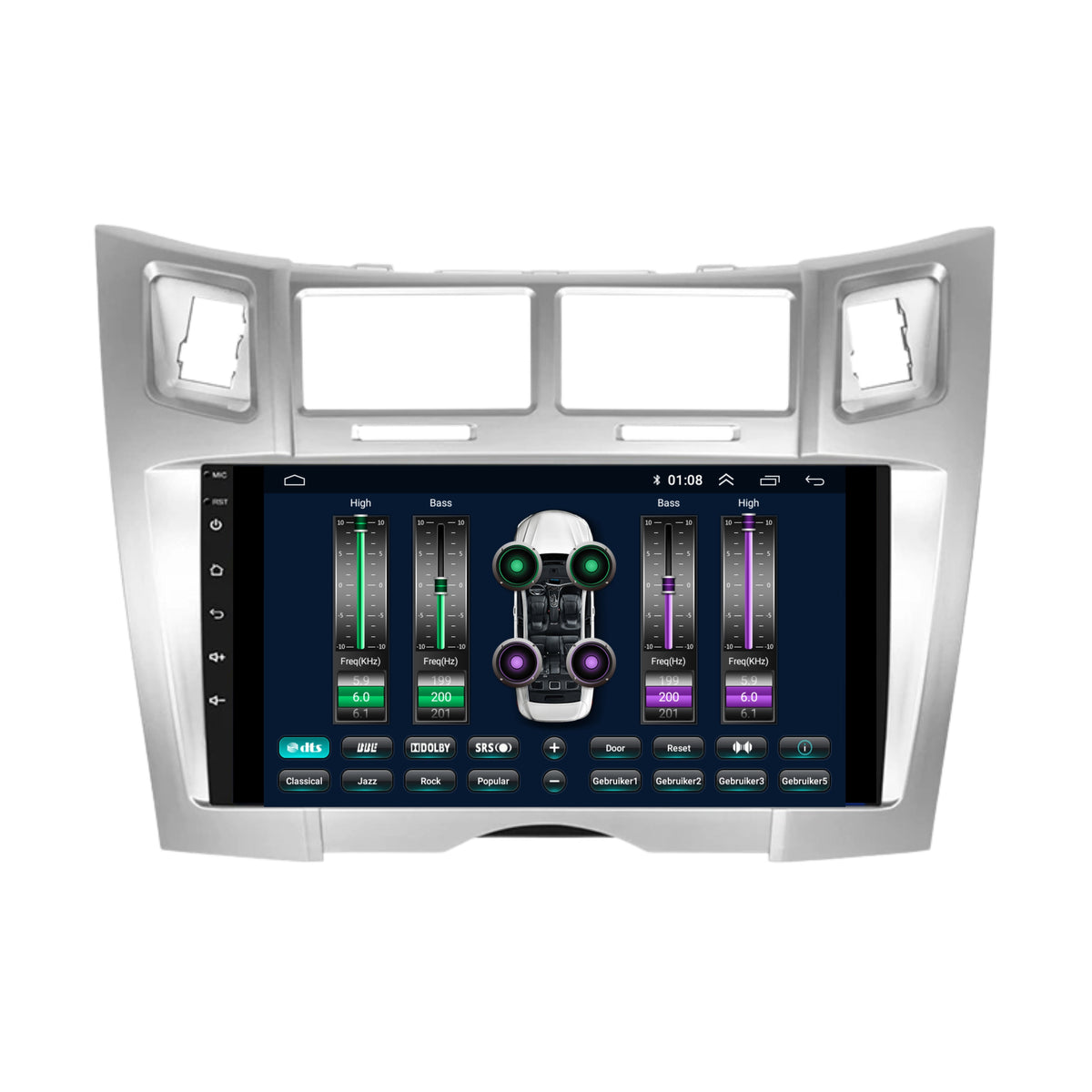 Toyota Yaris | Android 13 | Autoradio | 2005 t/m 2012 | CarPlay & Android Auto-7