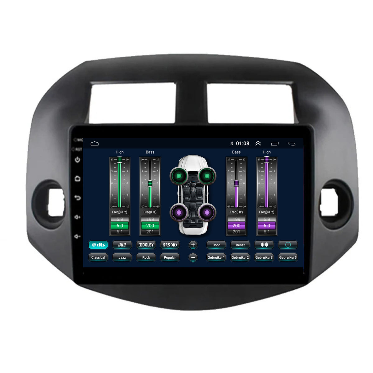 Toyota RAV4 CarPlay & Android Auto autoradio | 2007 t/m 2012 | Android 15 | Davilon-7