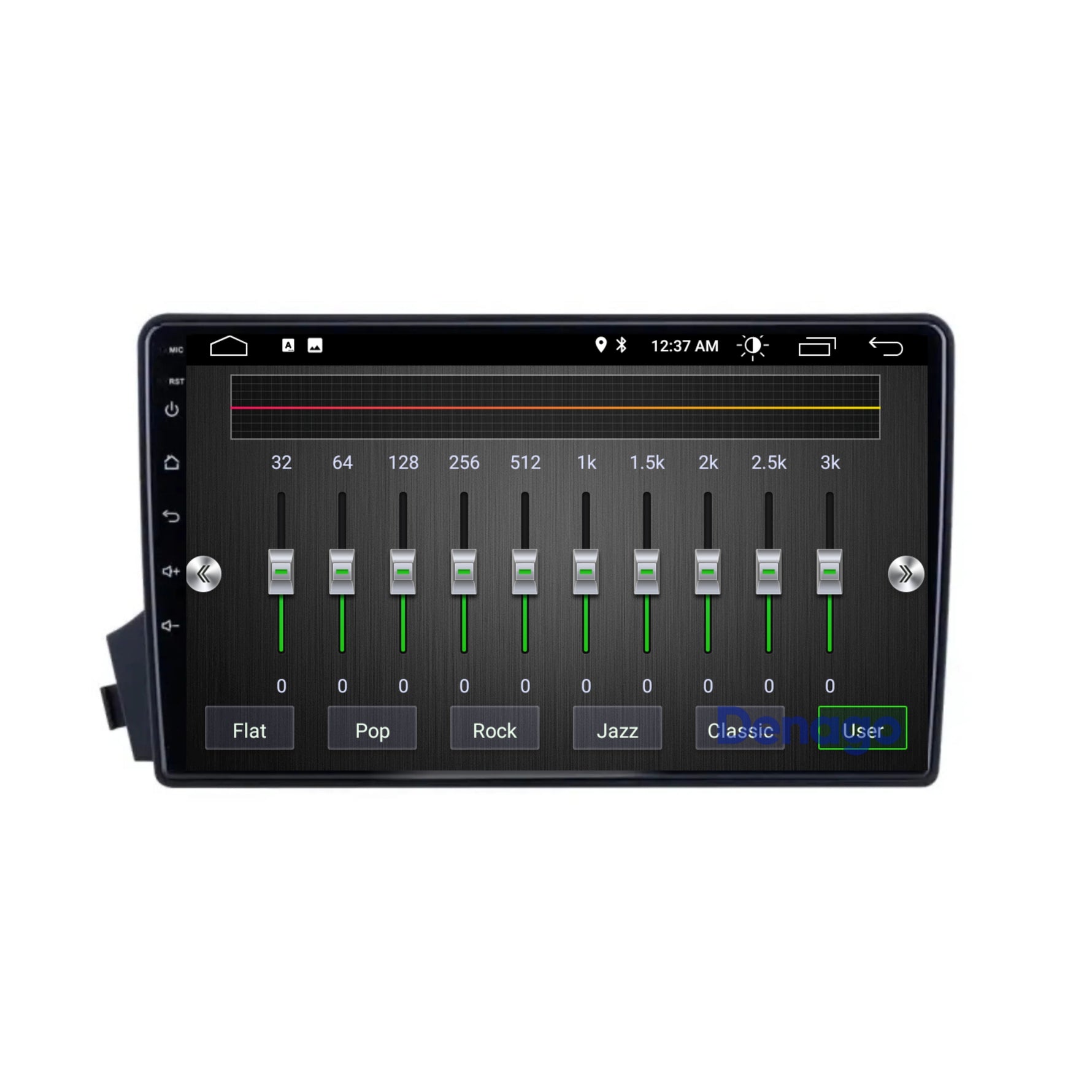 SsangYong Actyon CarPlay autoradio | 2005 t/m 2011 | Denago DNG-A250 | 9 inch | Android 13 | Draadloos CarPlay & Android Auto