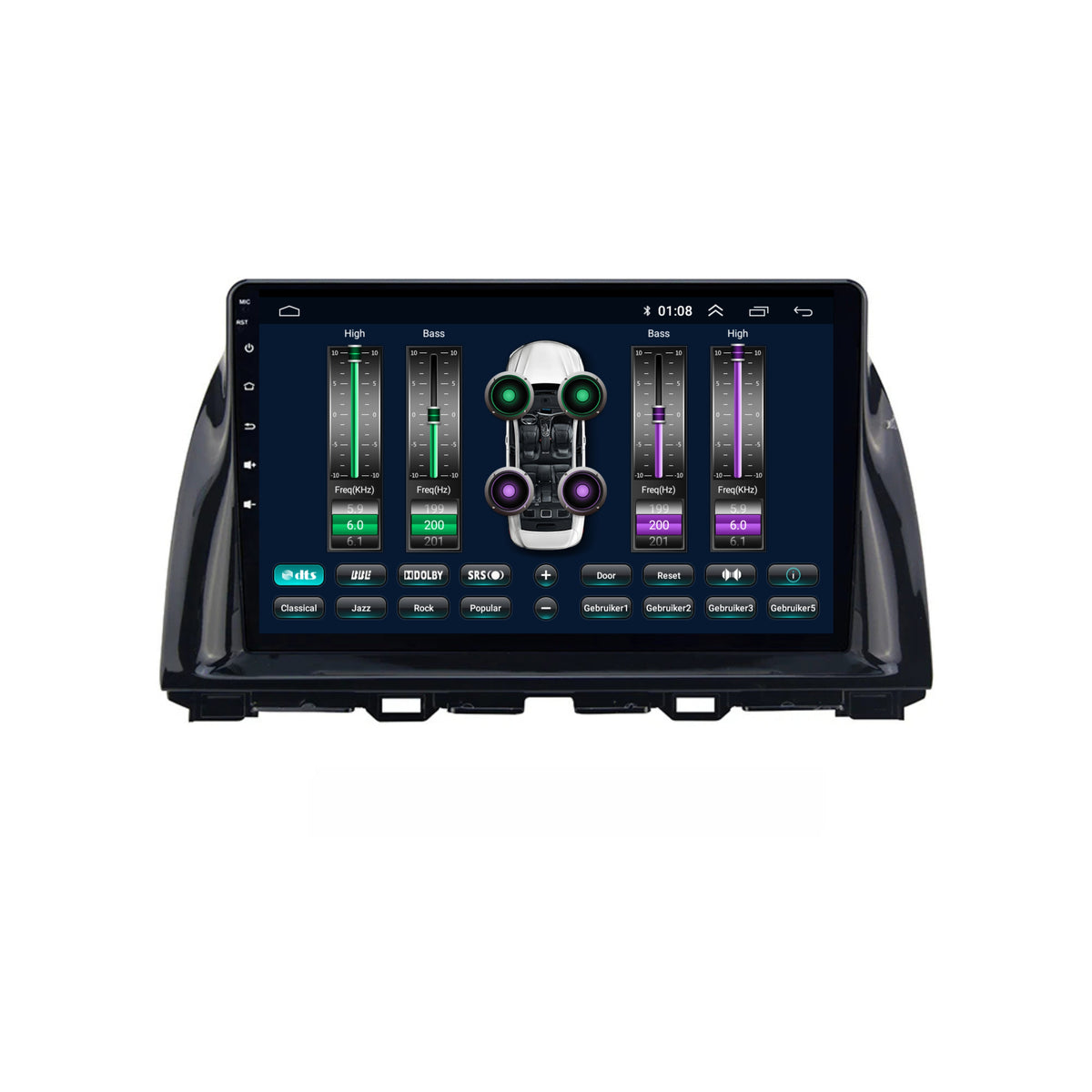 Mazda CX-5 CarPlay & Android Auto autoradio | 2012 t/m 2016 | Android 15 | Davilon | 10 inch-7