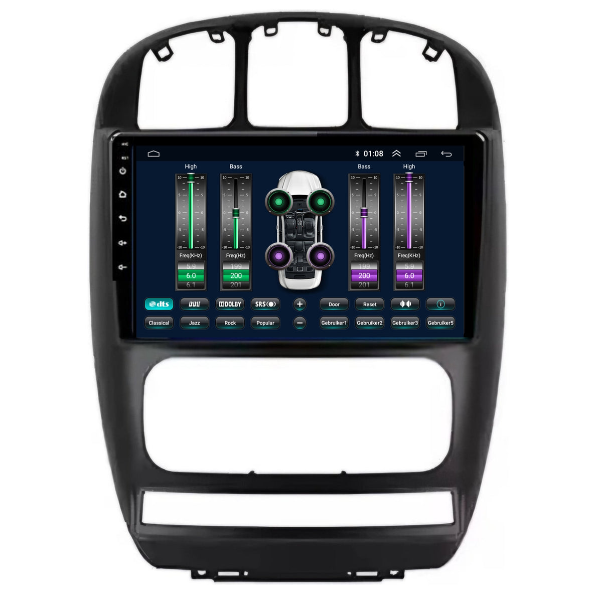Chrysler Voyager & Dodge Grand Caravan | Android 13 | Autoradio | 2000 t/m 2012 | CarPlay & Android Auto-5