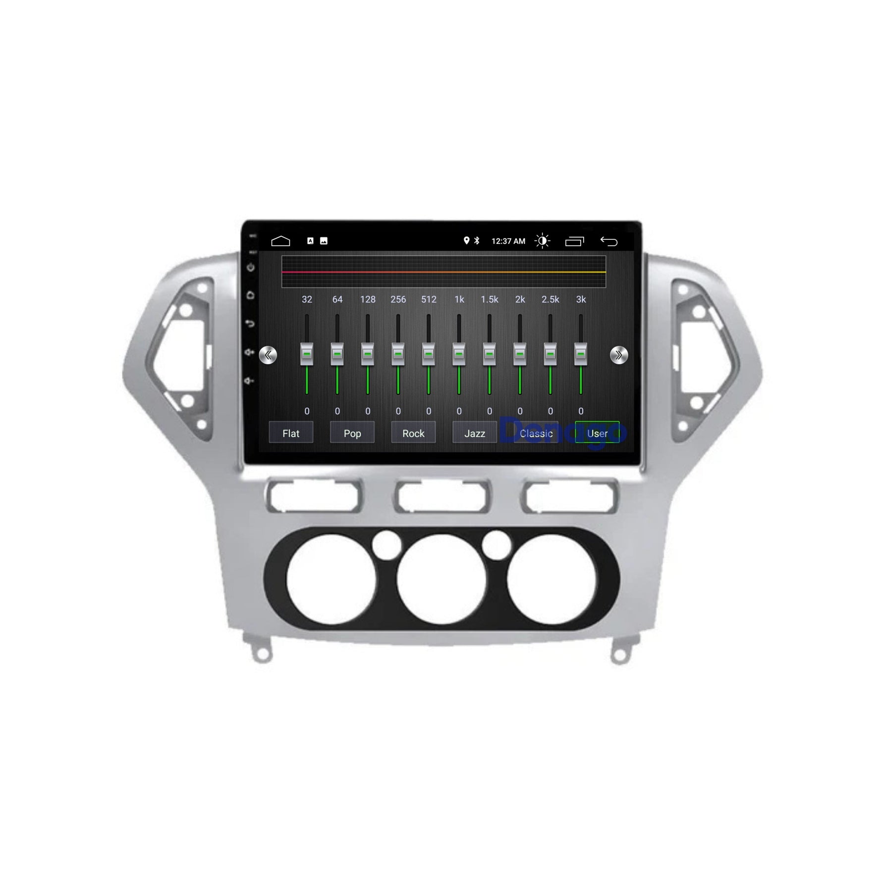 Ford Mondeo CarPlay autoradio | 2003 t/m 2014 | Denago DNG-A204 | 9 inch | Android 13 | Draadloos CarPlay & Android Auto | Zilverkleurig frame