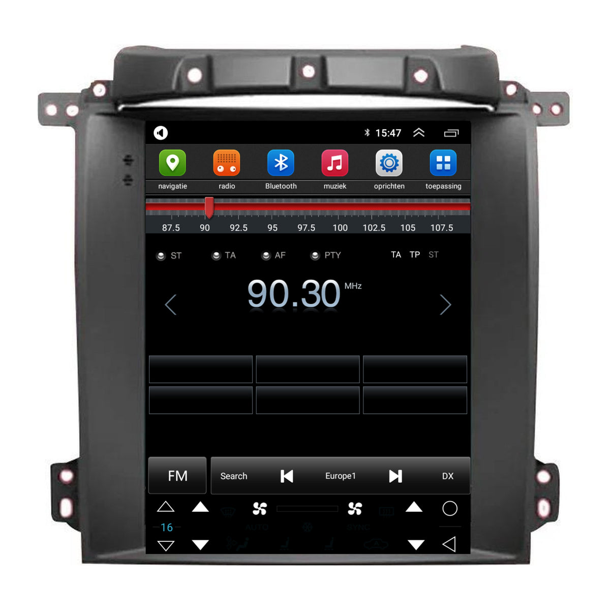 Kia Sorento Android 13 groot scherm CarPlay Android Auto 2002-2006-8