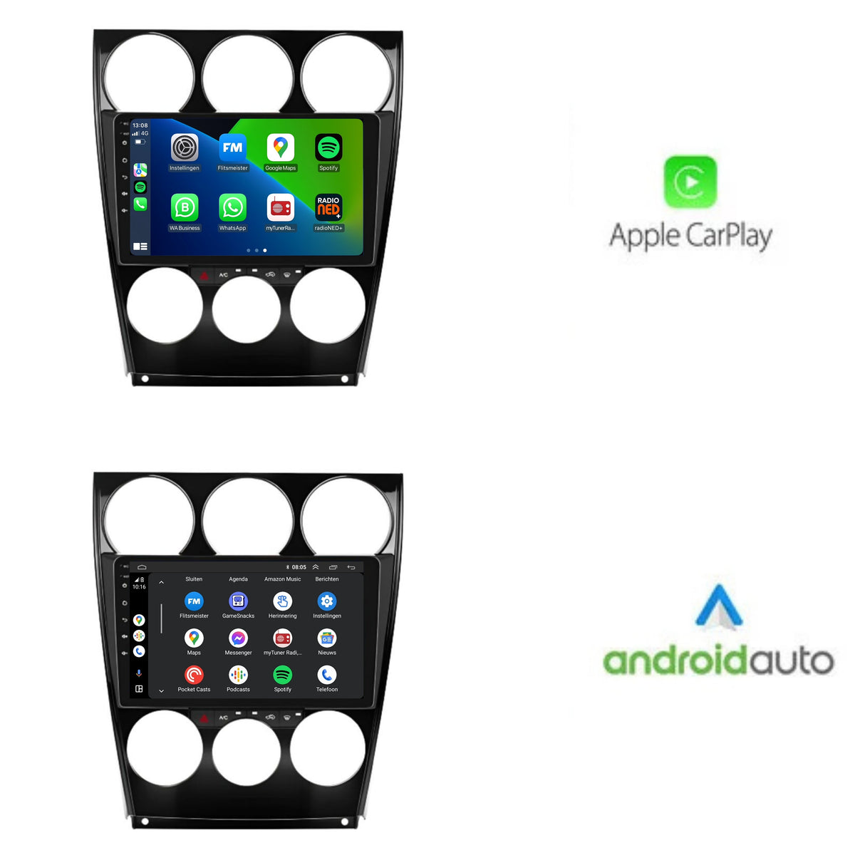 Mazda 6 | 2002 t/m 2007 | Android 13 | Autoradio | Carplay & Android Auto-6