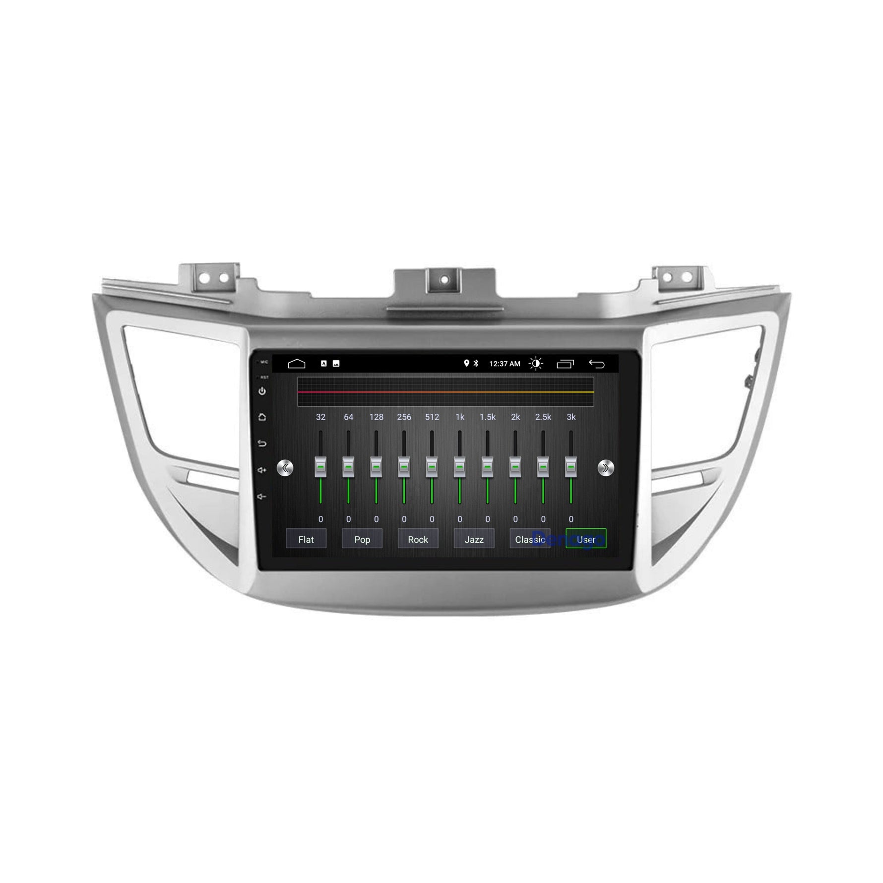 Hyundai Tucson CarPlay autoradio | 2009 t/m 2017 | Denago DNG-A115 | 9 inch | Android 13 | Draadloos CarPlay & Android Auto | Zilver frame