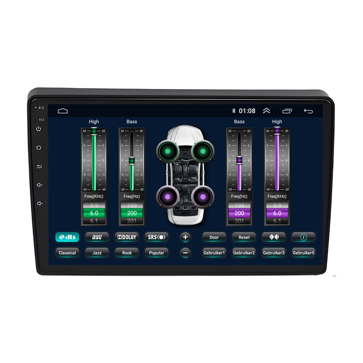Ford Transit | Android 13 | Autoradio | 2006 t/m 2014 | CarPlay & Android Auto-7