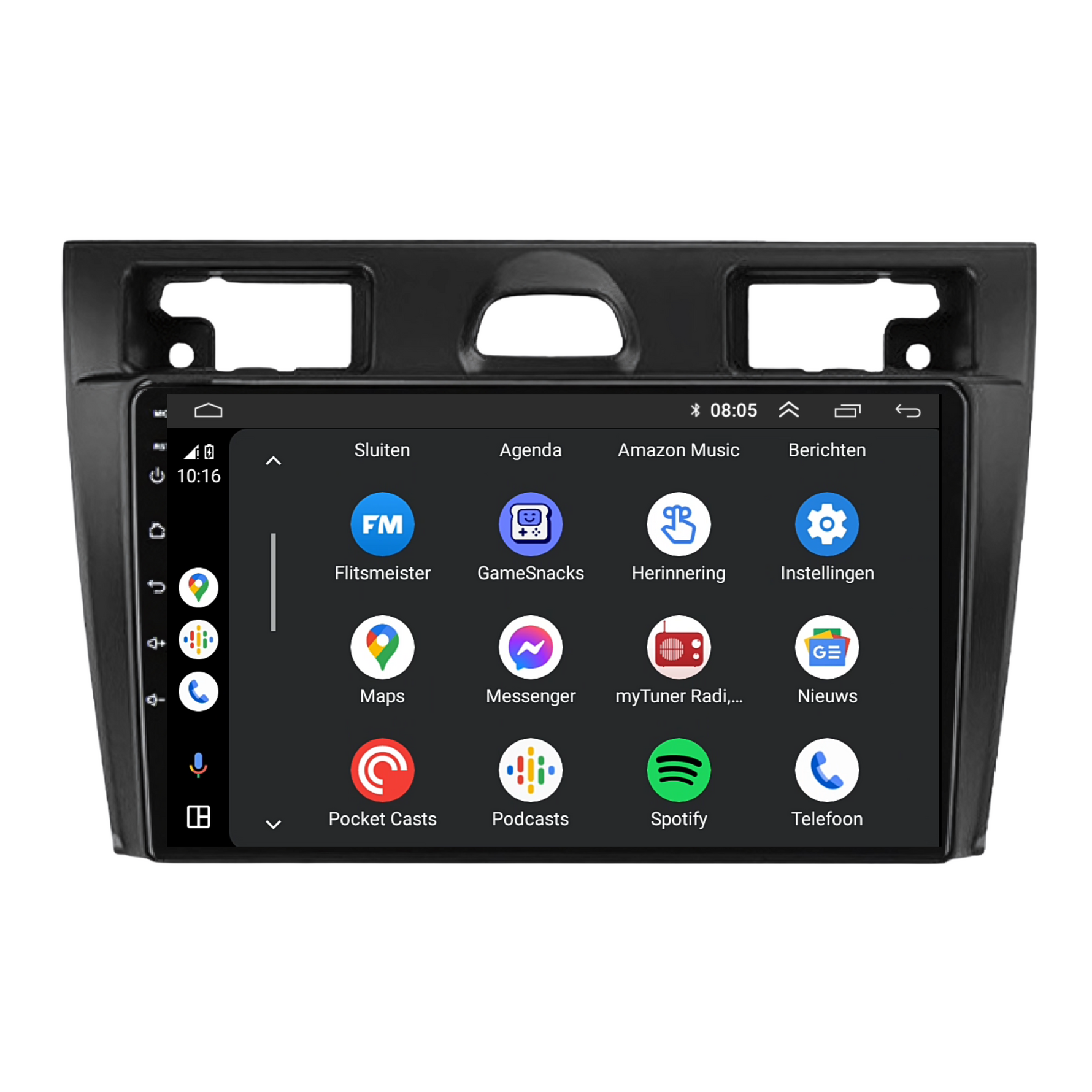 Ford Fiesta CarPlay autoradio | 2006 t/m 2008 | Denago DNG-A14 | 9 inch | Android 13 | Draadloos CarPlay & Android Auto