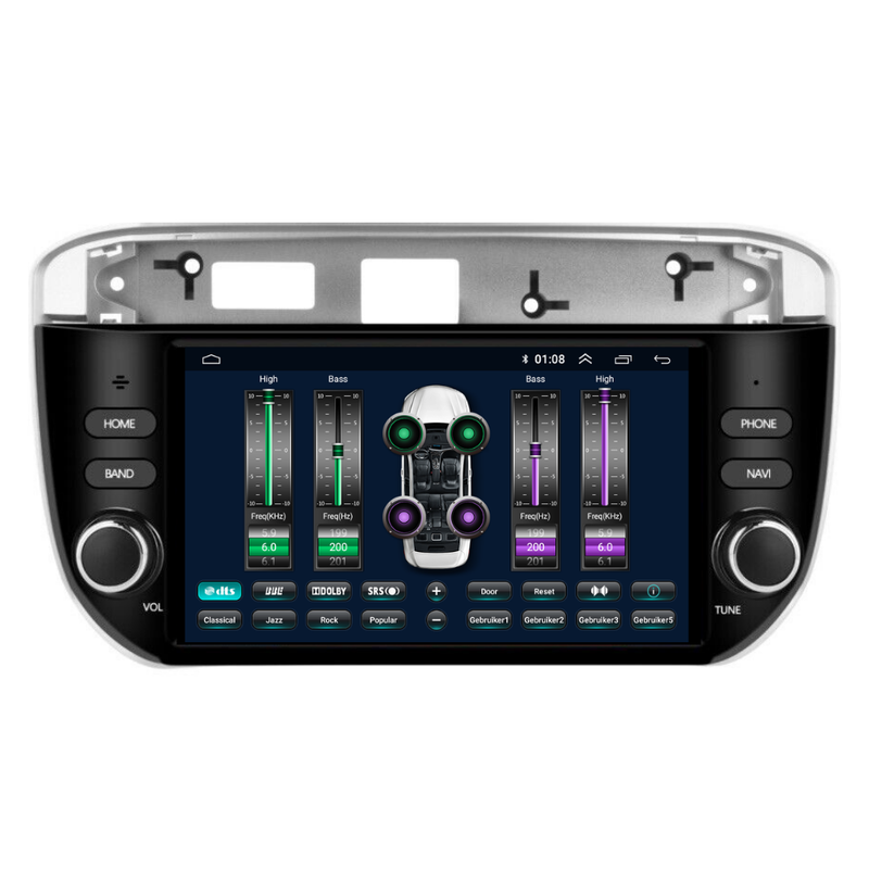 Fiat Punto/Linea CarPlay & Android Auto autoradio | 2010 t/m 2016 | Android 15 | Davilon-9