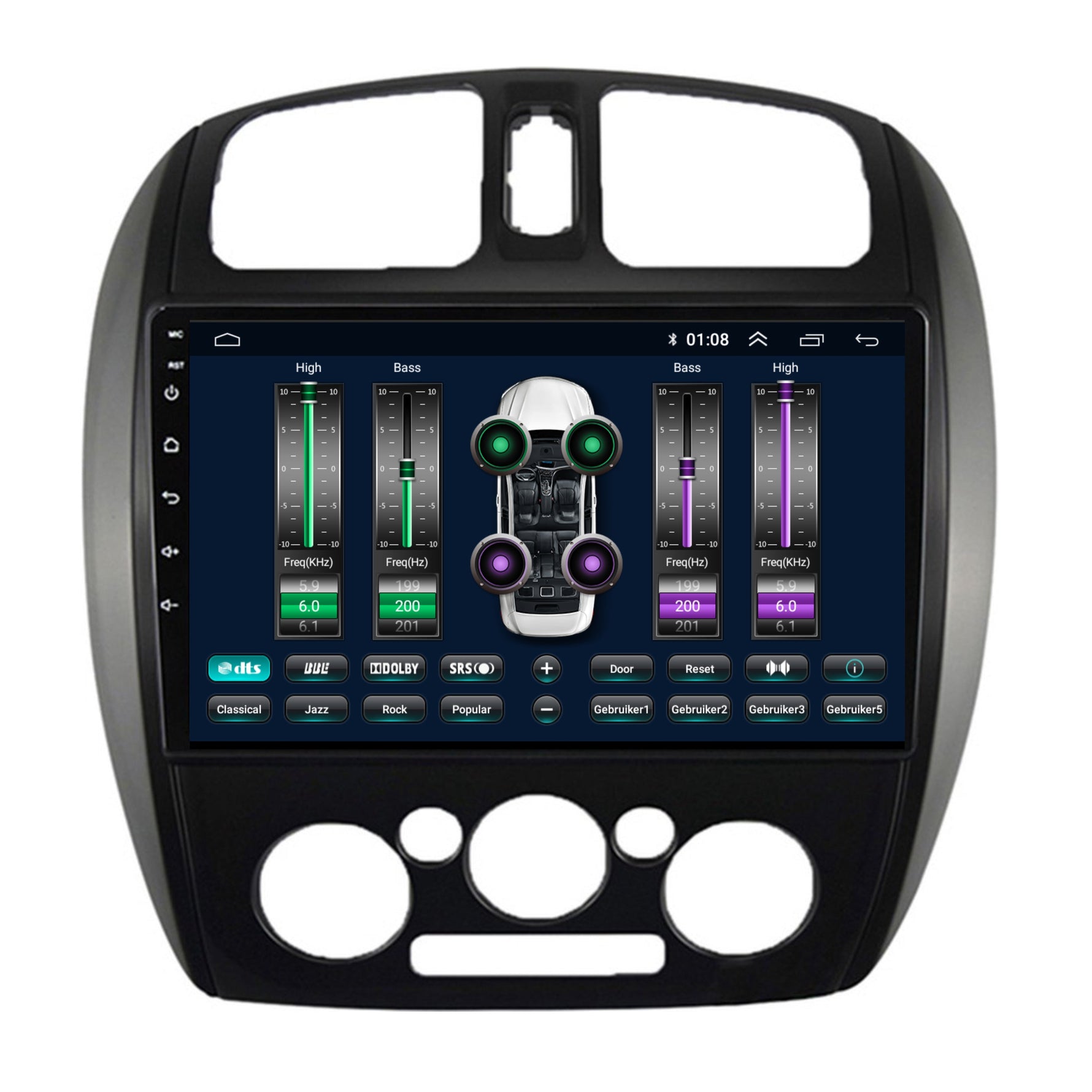 Mazda 323 | Android 13 | Autoradio | 2003 t/m 2009 | CarPlay & Android Auto