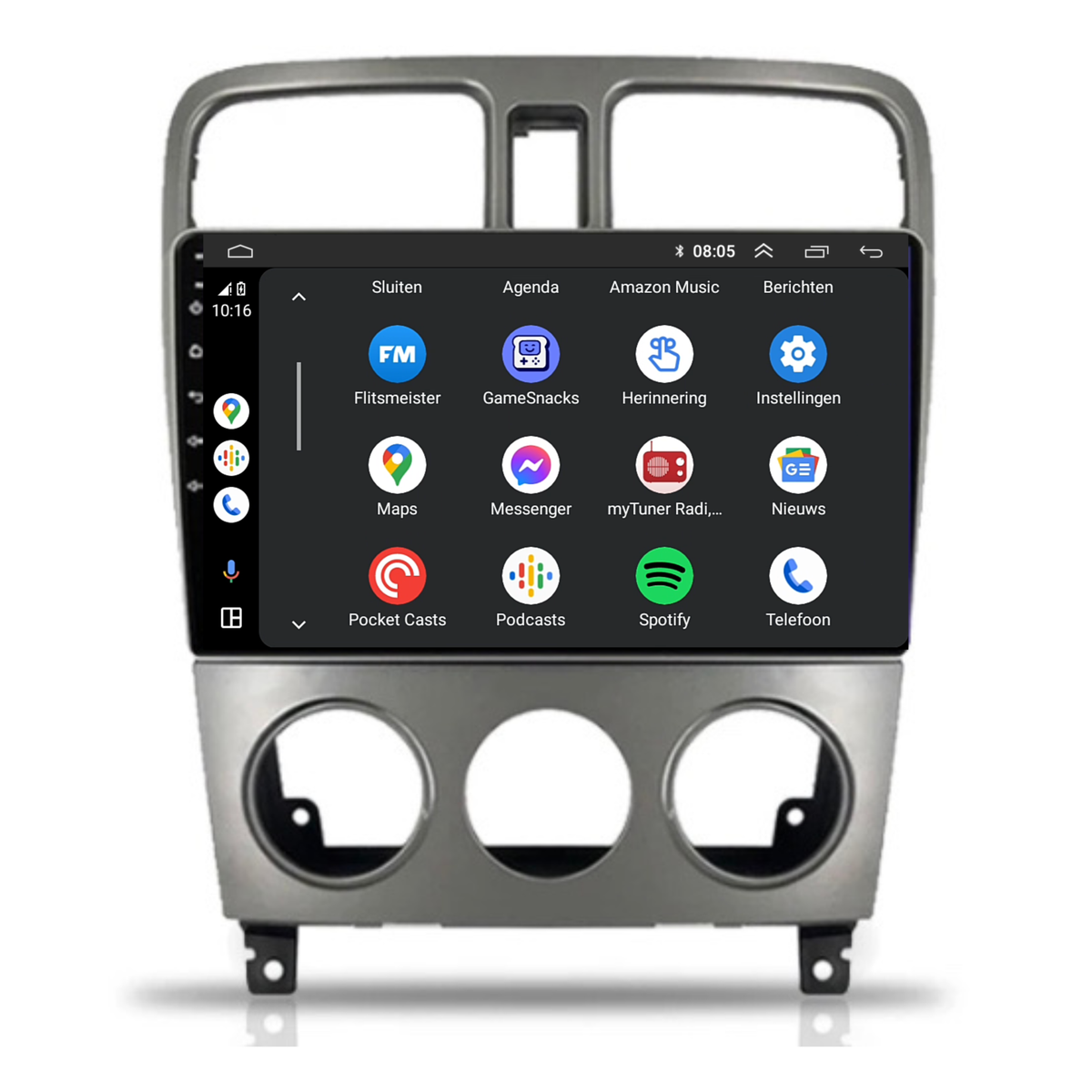 Subaru Forester | Android 13 | Autoradio | 2002 t/m 2007 | Carplay & Android Auto-5