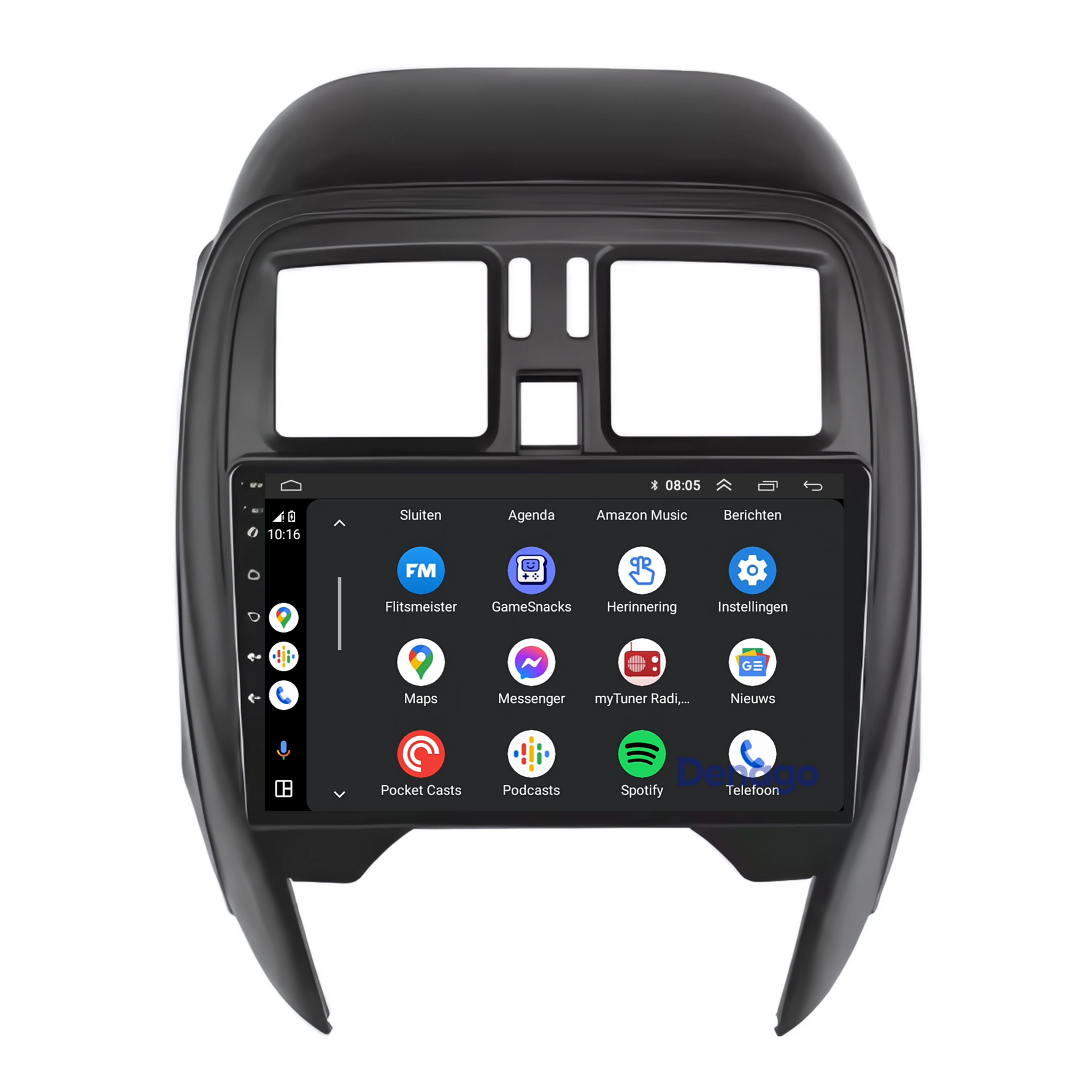 Nissan Micra CarPlay autoradio | 2013 t/m 2017 | Denago DNG-A27 | 9 inch | Android 13 | Draadloos CarPlay & Android Auto