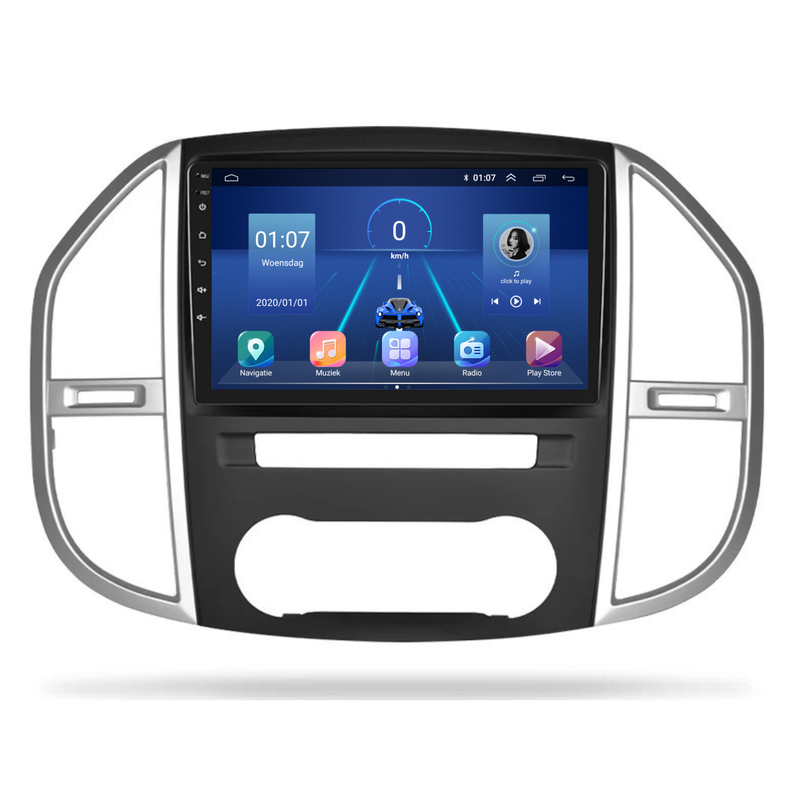 Mercedes Vito CarPlay & Android Auto autoradio | 2015 t/m 2024 | Android 15 | Davilon-4