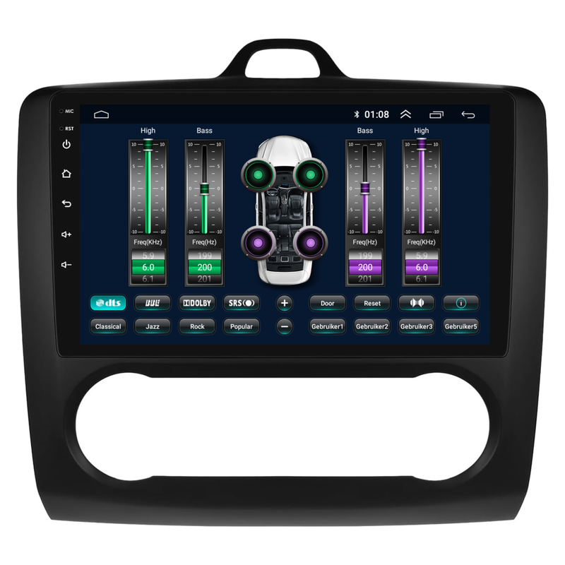 Ford Focus | Android 13 | Autoradio | 2004 t/m 2011 | CarPlay & Android Auto-5