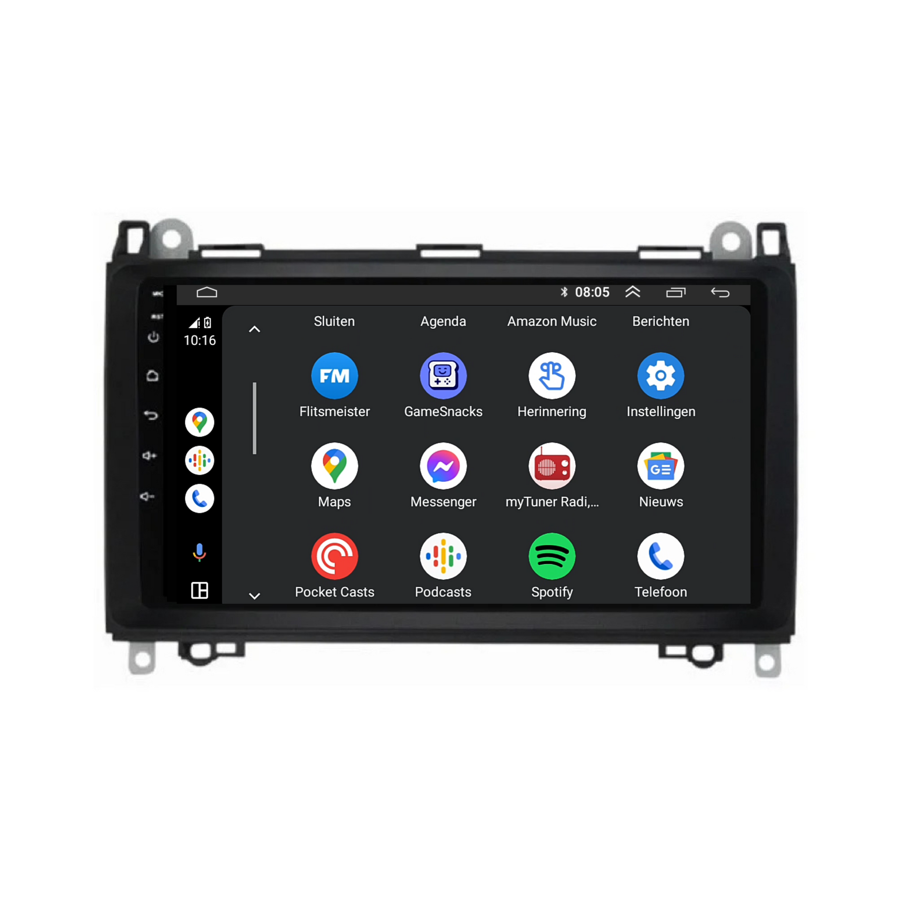 Mercedes Vito CarPlay autoradio | 2004 t/m 2018 | Denago DNG-A08 | 9 inch | Android 13 | Draadloos CarPlay & Android Auto