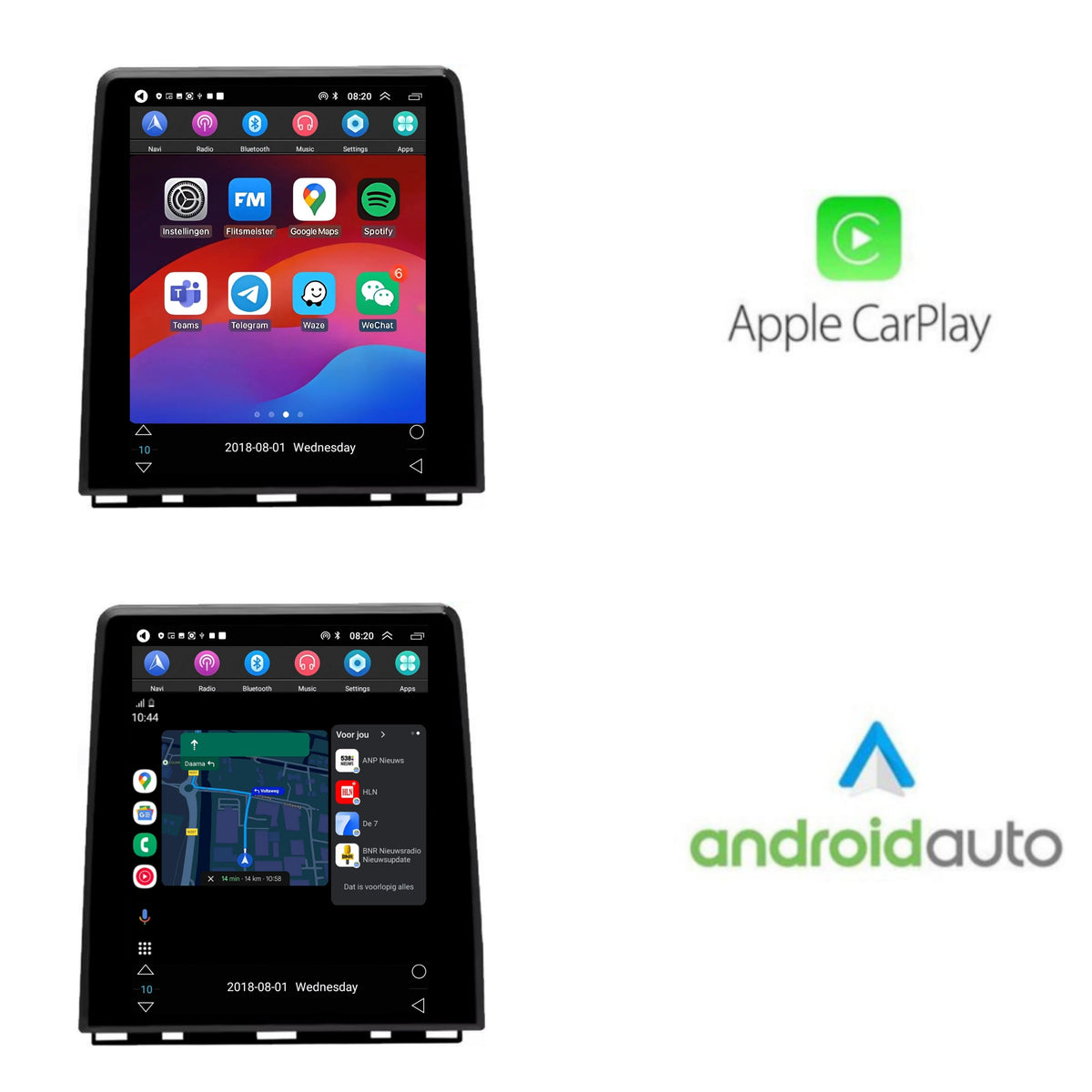 Renault Clio Android Autoradio | 2019 t/m 2025 | CarPlay & Android Auto-2