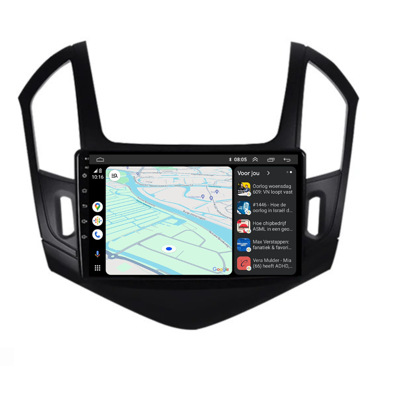 Chevrolet Cruze | Android 13 | Autoradio | 2012 t/m 2014 | CarPlay & Android Auto-3