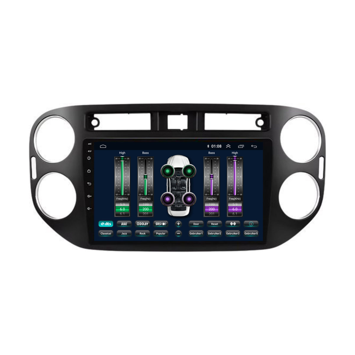 Volkswagen Tiguan | Android 13 | Autoradio | 2007 t/m 2015 | CarPlay & Android Auto-7