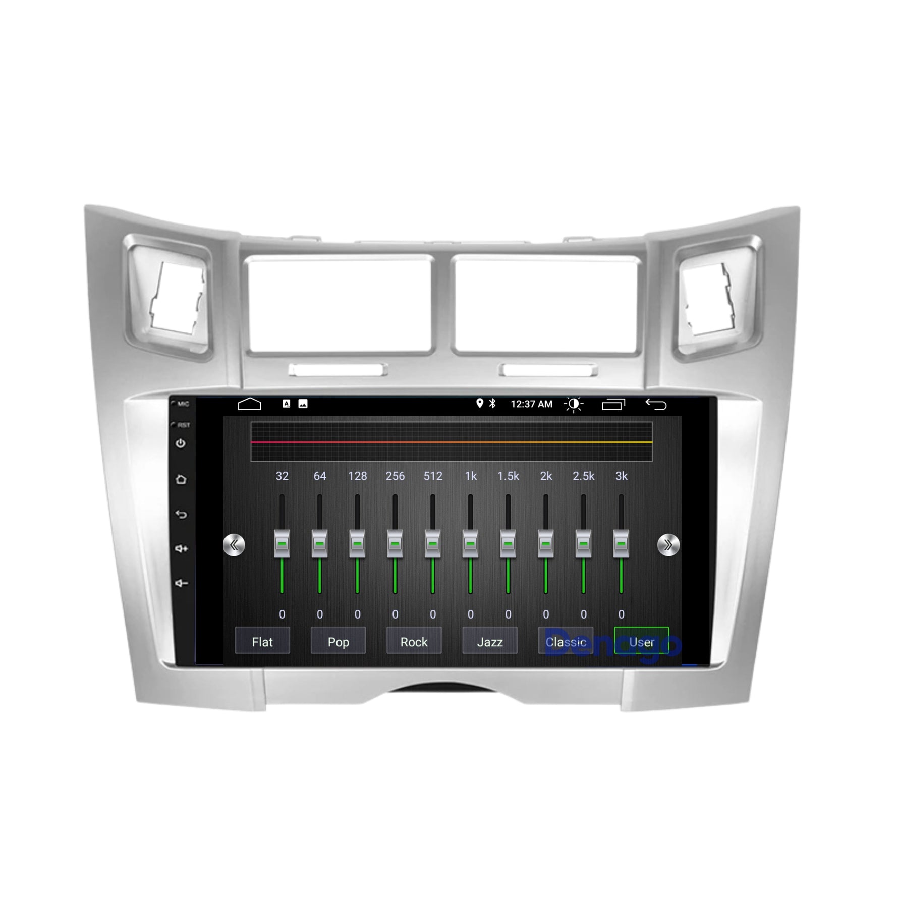 Toyota Yaris CarPlay autoradio zilver | 2005 t/m 2012 | Denago DNG-A289 | 9 inch | Android 13 | Draadloos CarPlay & Android Auto