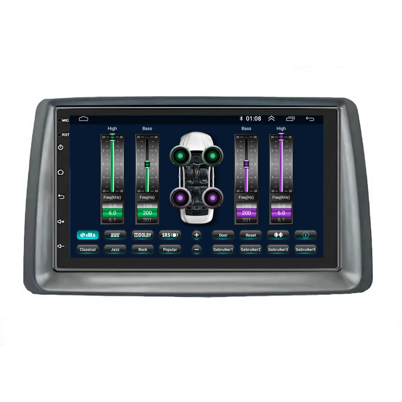 Fiat Panda CarPlay & Android Auto autoradio | 2003 t/m 2012 | Android 15 | Davilon | 7 inch-6
