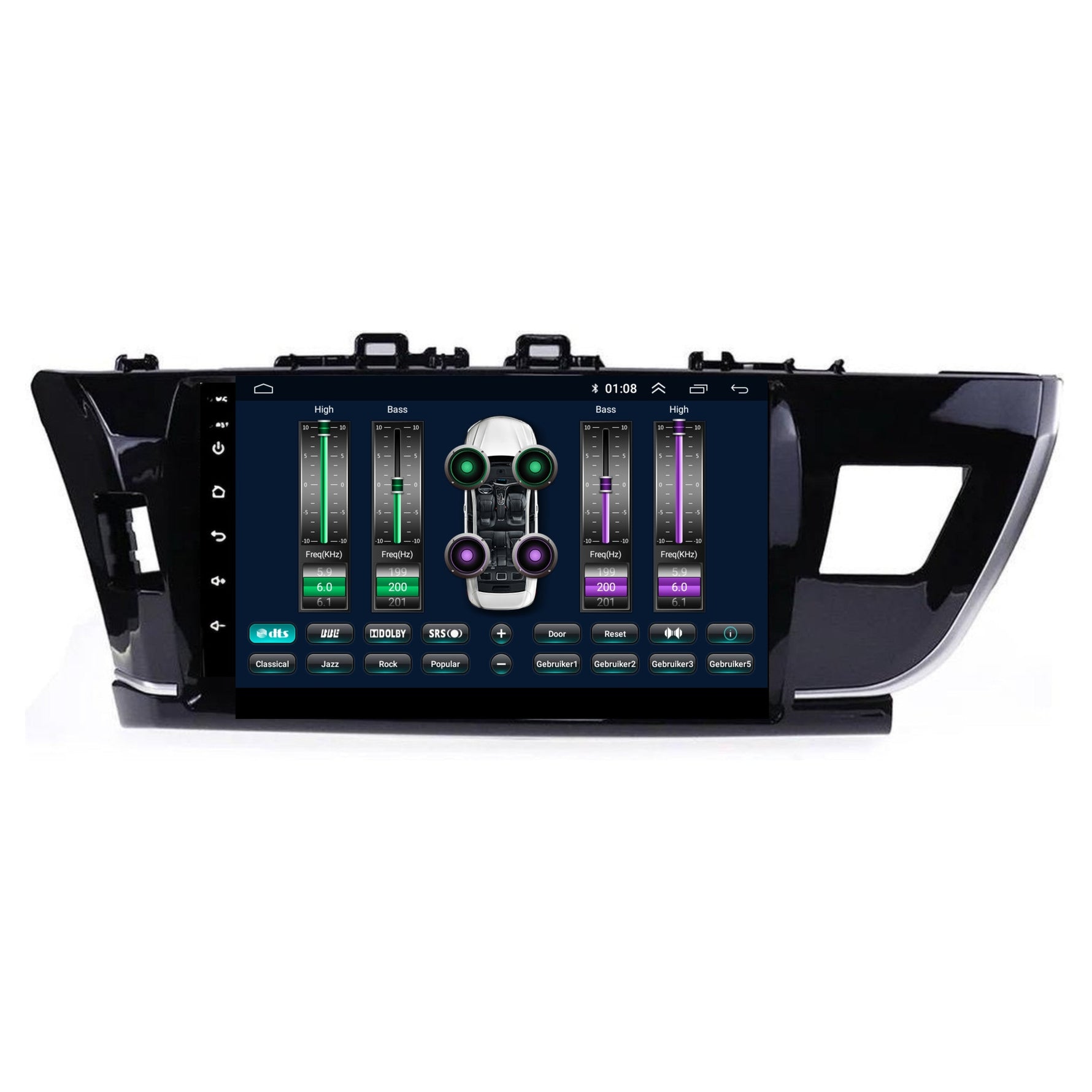 Toyota Corolla | Android 13 | Autoradio | 2014 t/m 2016 | CarPlay & Android Auto