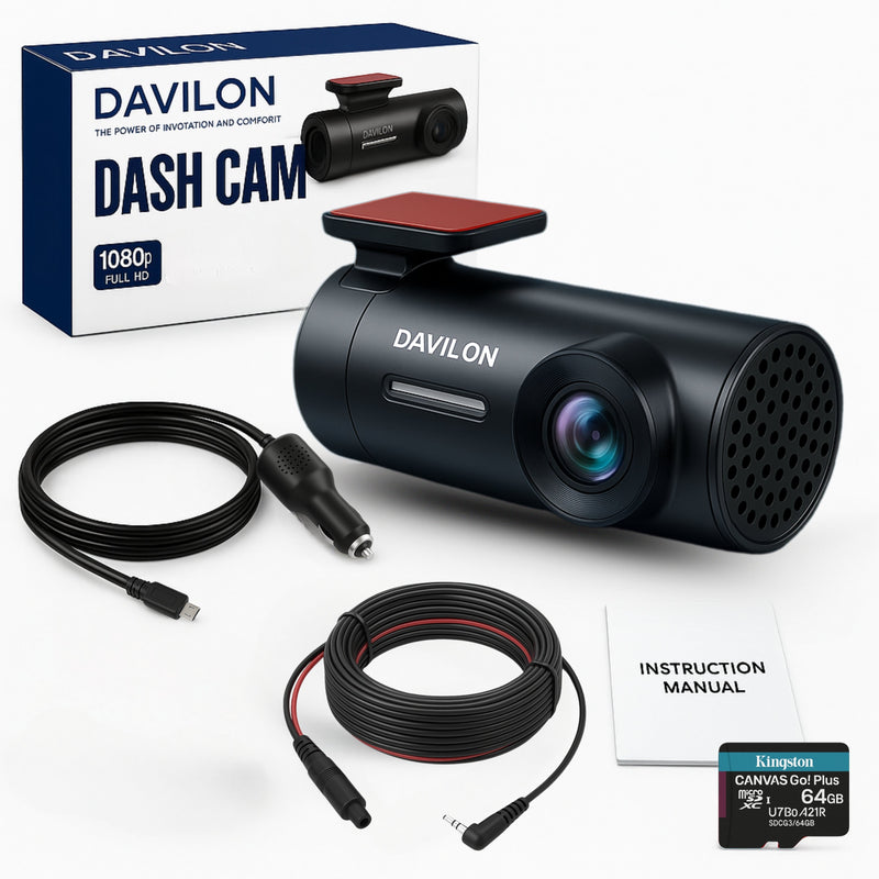 Davilon D1-PRO Dashcam | 1080P FULL HD | 2025 APP Model-4