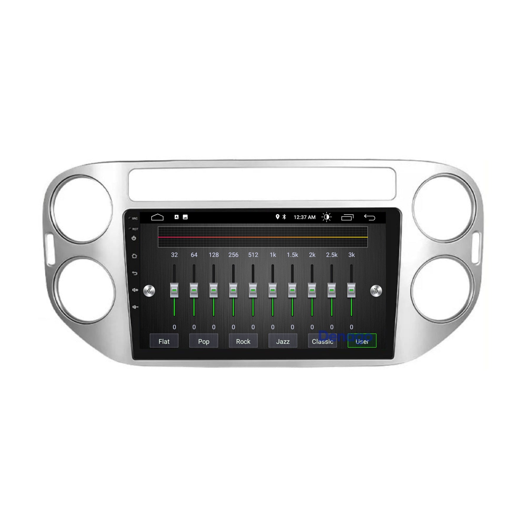 Volkswagen Tiguan CarPlay autoradio | 2007 t/m 2015 | Denago DNG-A120 | 9 inch | Android 13 | Draadloos CarPlay & Android Auto | Zilver