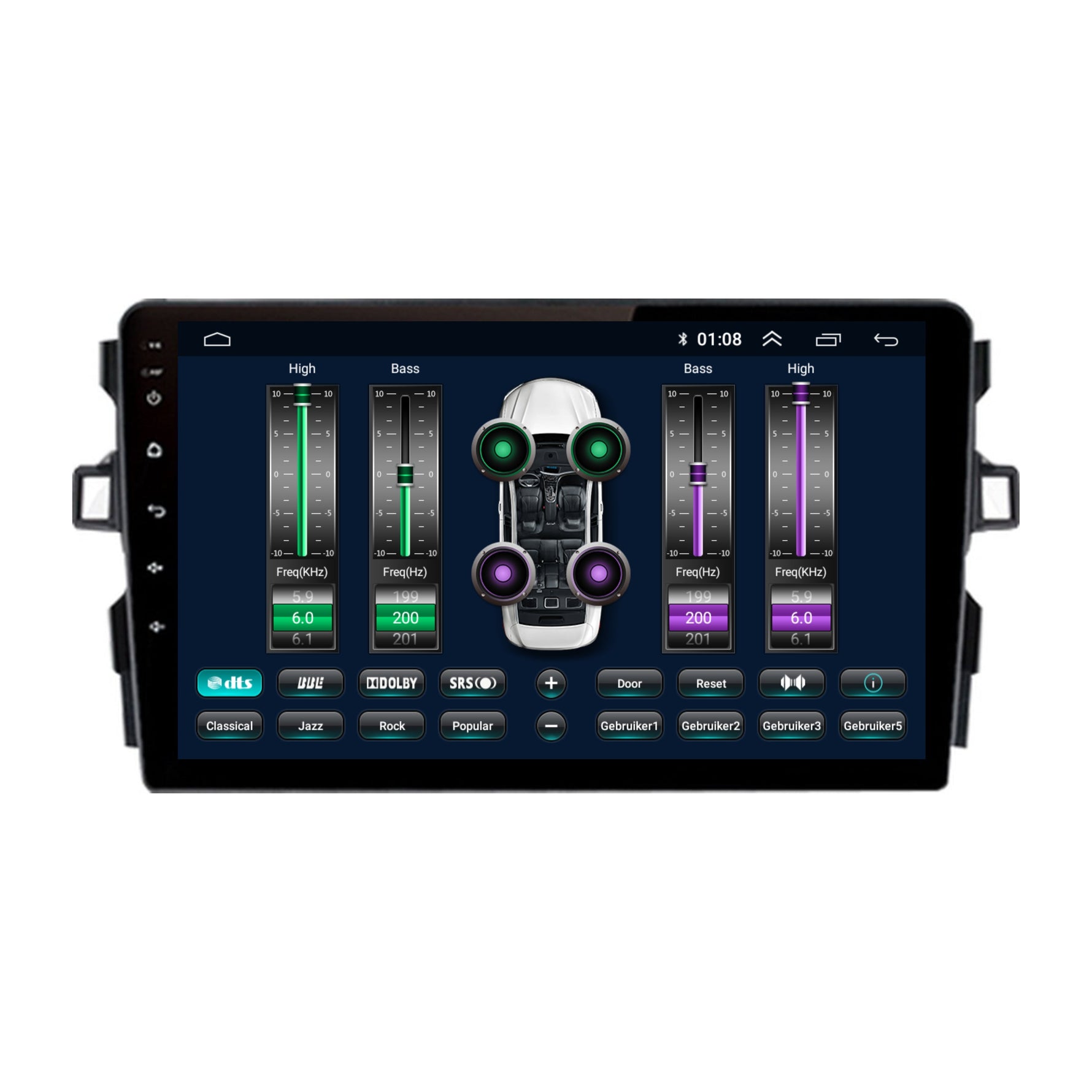 Toyota Auris | Android 13 | Autoradio | 2006 t/m 2012 | CarPlay & Android Auto