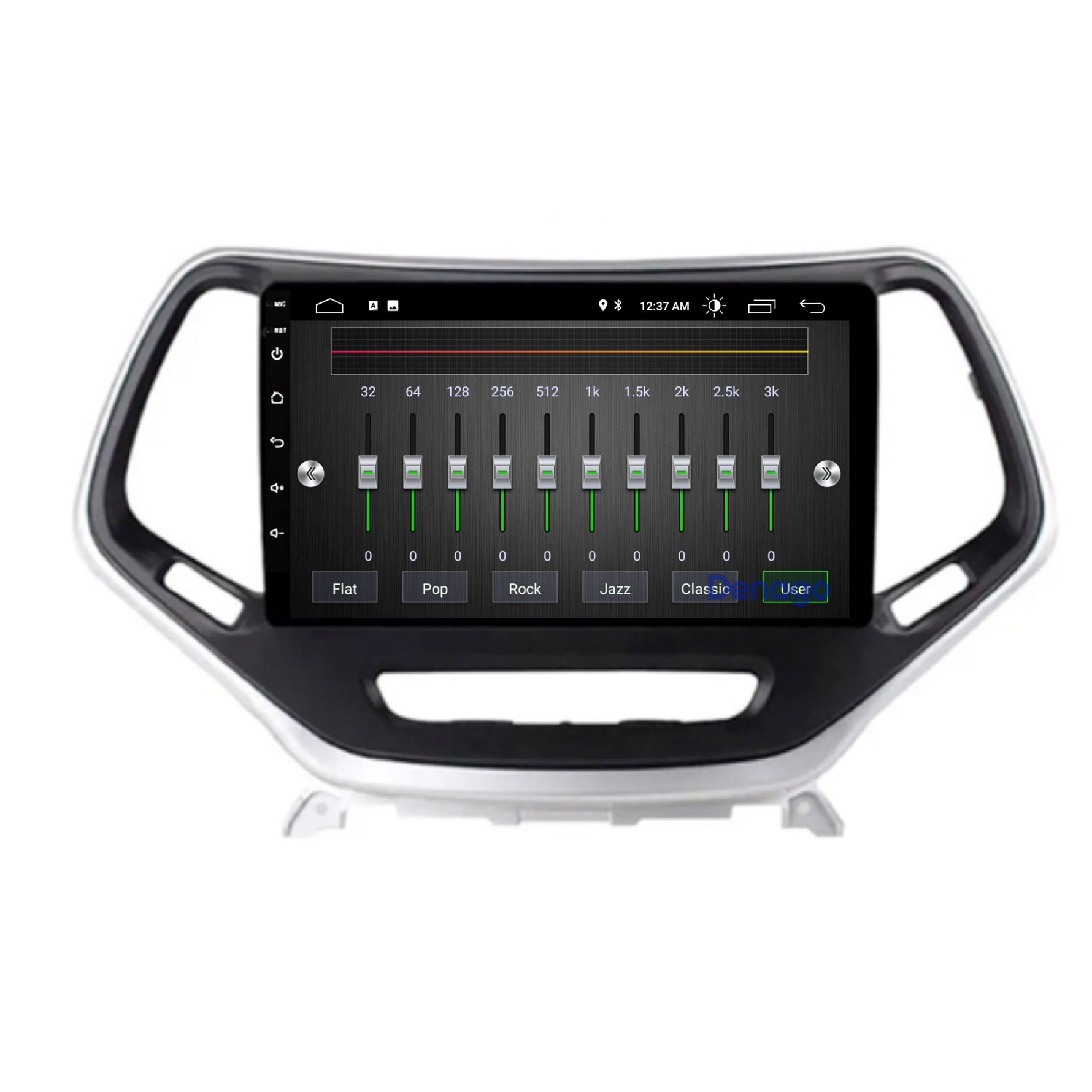 Jeep Cherokee CarPlay autoradio | 2014 t/m 2018 | Denago DNG-A119 | 9 inch | Android 13 | Draadloos CarPlay & Android Auto