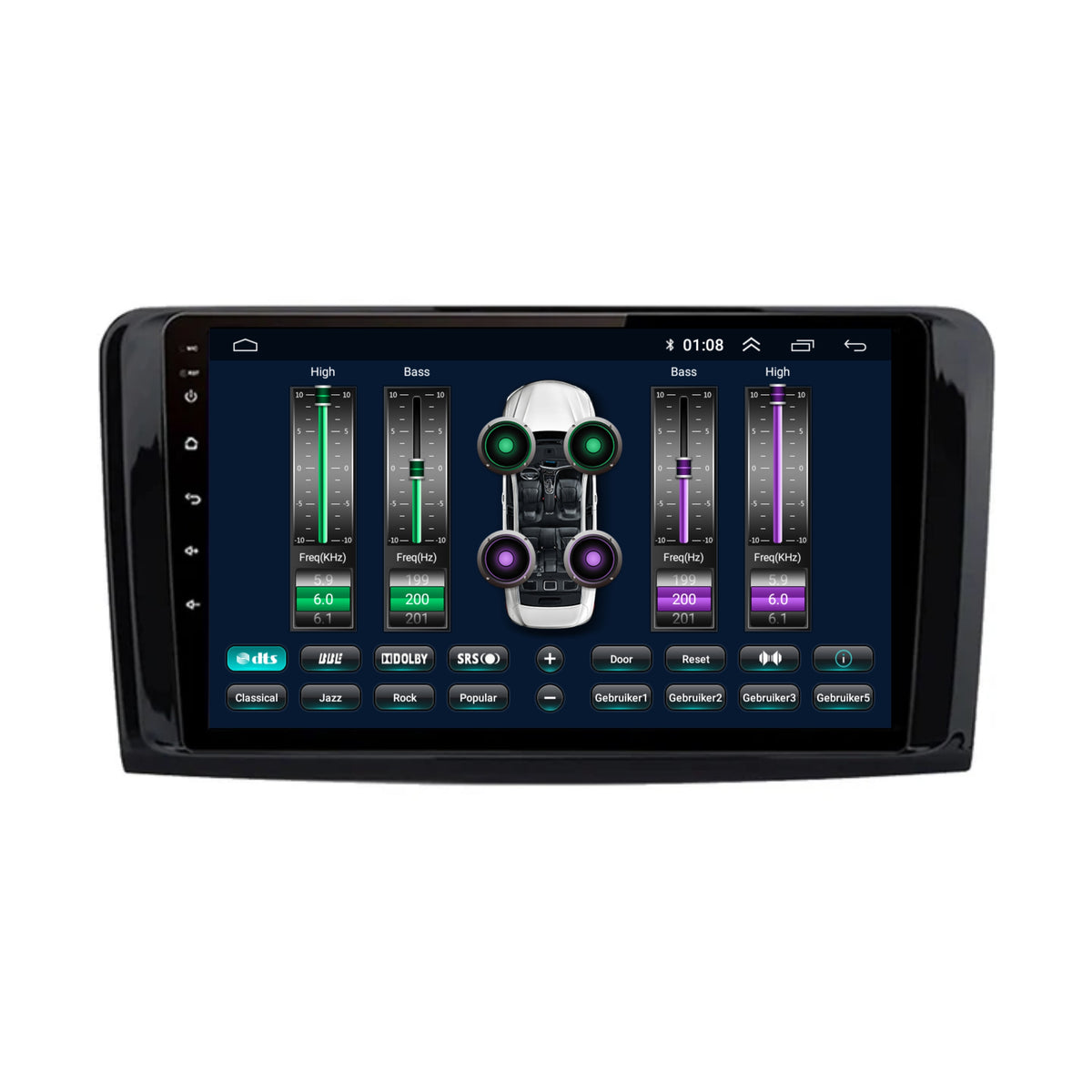 Mercedes ML / GL CarPlay & Android Auto car radio | 2005 to 2012 | Android 13 | Davilon-7