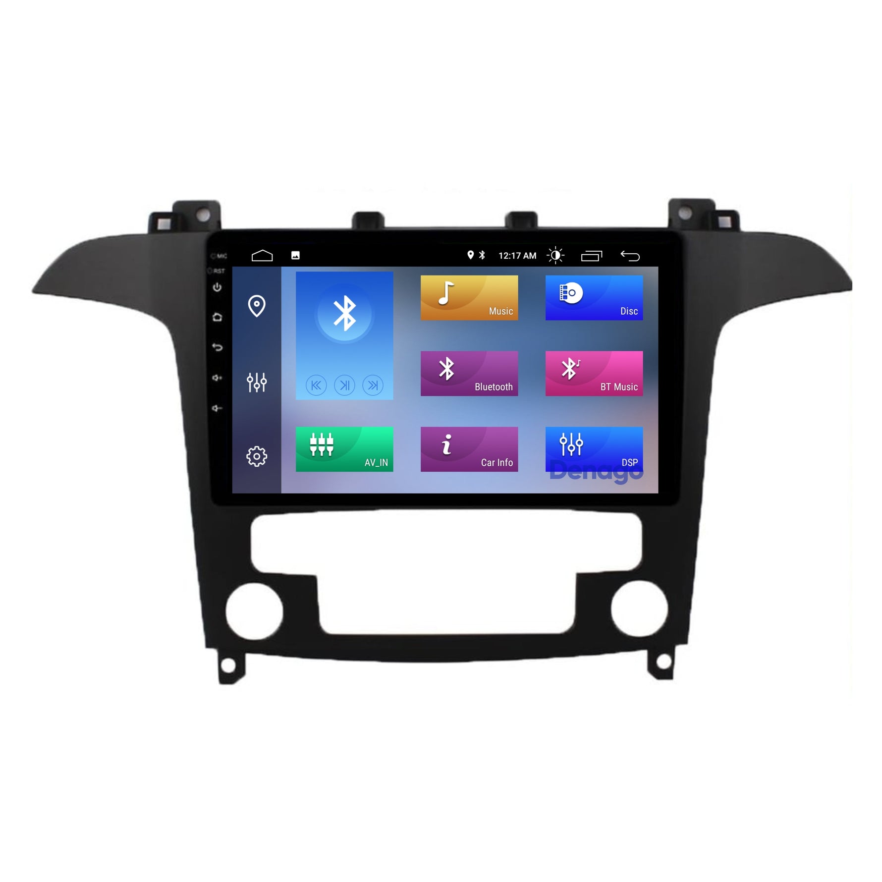 Ford S-Max CarPlay autoradio | 2006 t/m 2008 | Denago DNG-A134 | 9 inch | Android 13 | Draadloos CarPlay & Android Auto