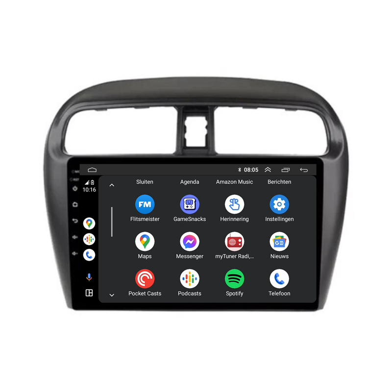 Mitsubishi Space Star | Android 13 | Autoradio | 2013 t/m 2024 | Carplay & Android Auto-6