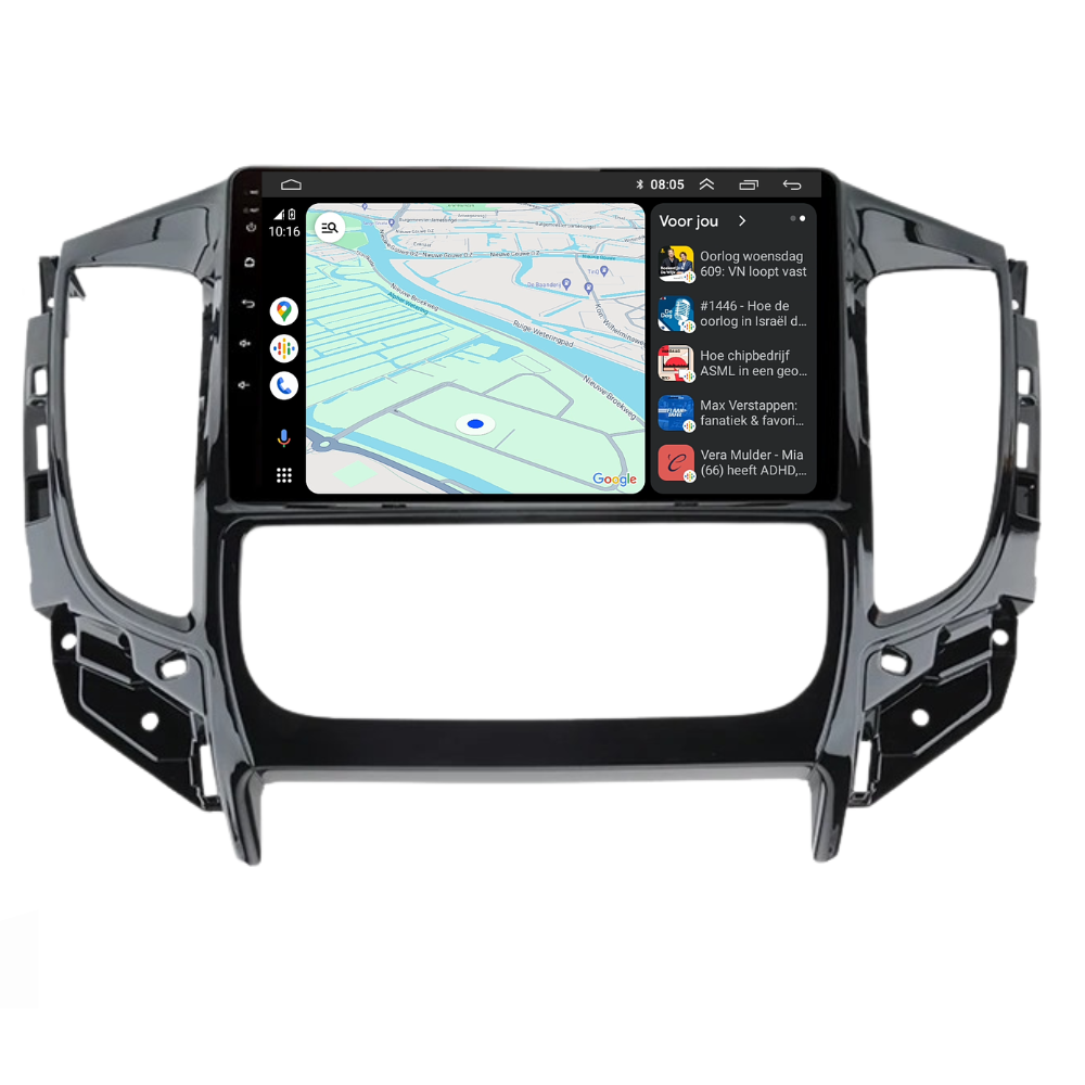Mitsubishi Triton | Android 13 | Autoradio | 2015 t/m 2022 | Carplay & Android Auto-3