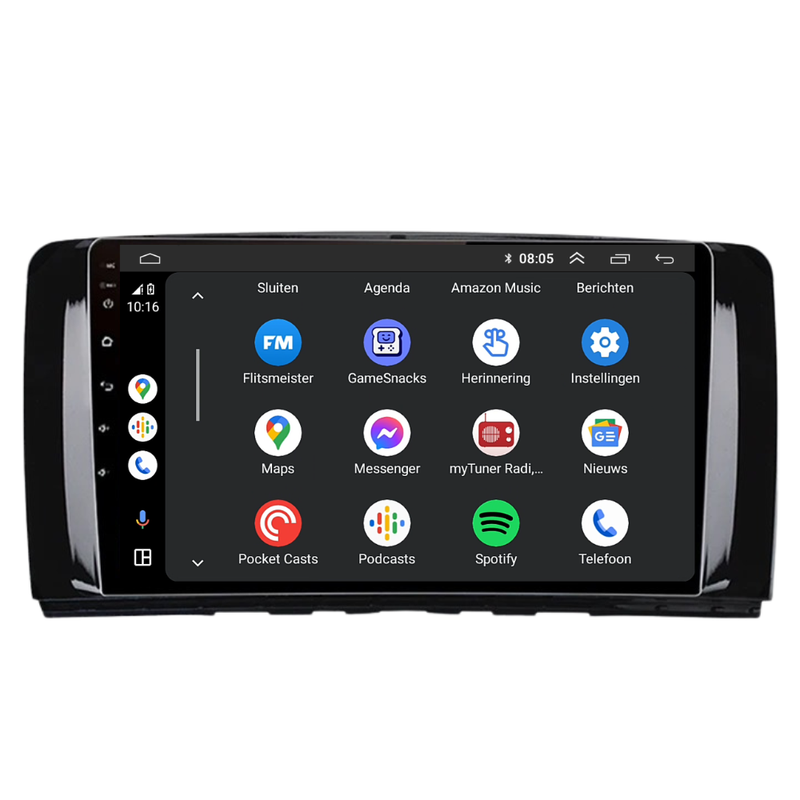 Mercedes R-klasse | Android 13 | Autoradio | 2005 t/m 2013 |  Carplay & Android Auto-10