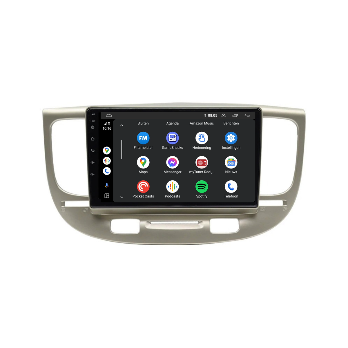Kia Rio | Android 13| Autoradio | 2006 t/m 2010 | Carplay & Android Auto-6
