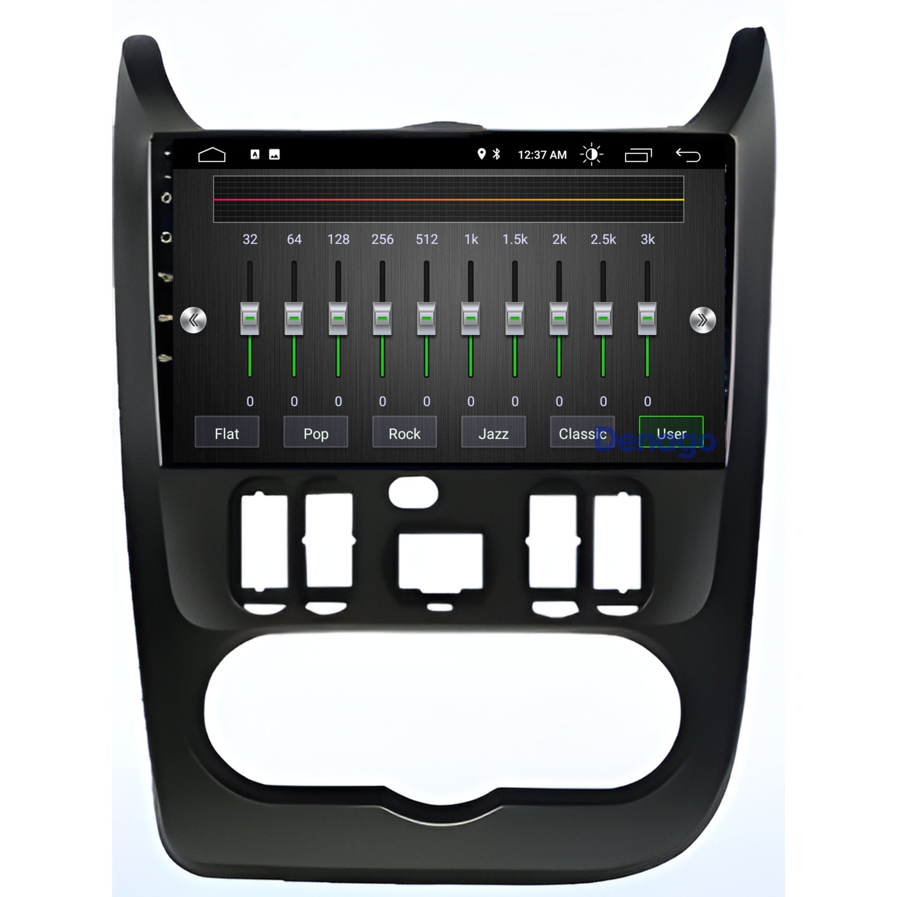 Dacia Logan CarPlay autoradio | Denago DNG-A344 | 2010 t/m 2013 | 9 inch  Android 13 | Draadloos CarPlay & Android Auto