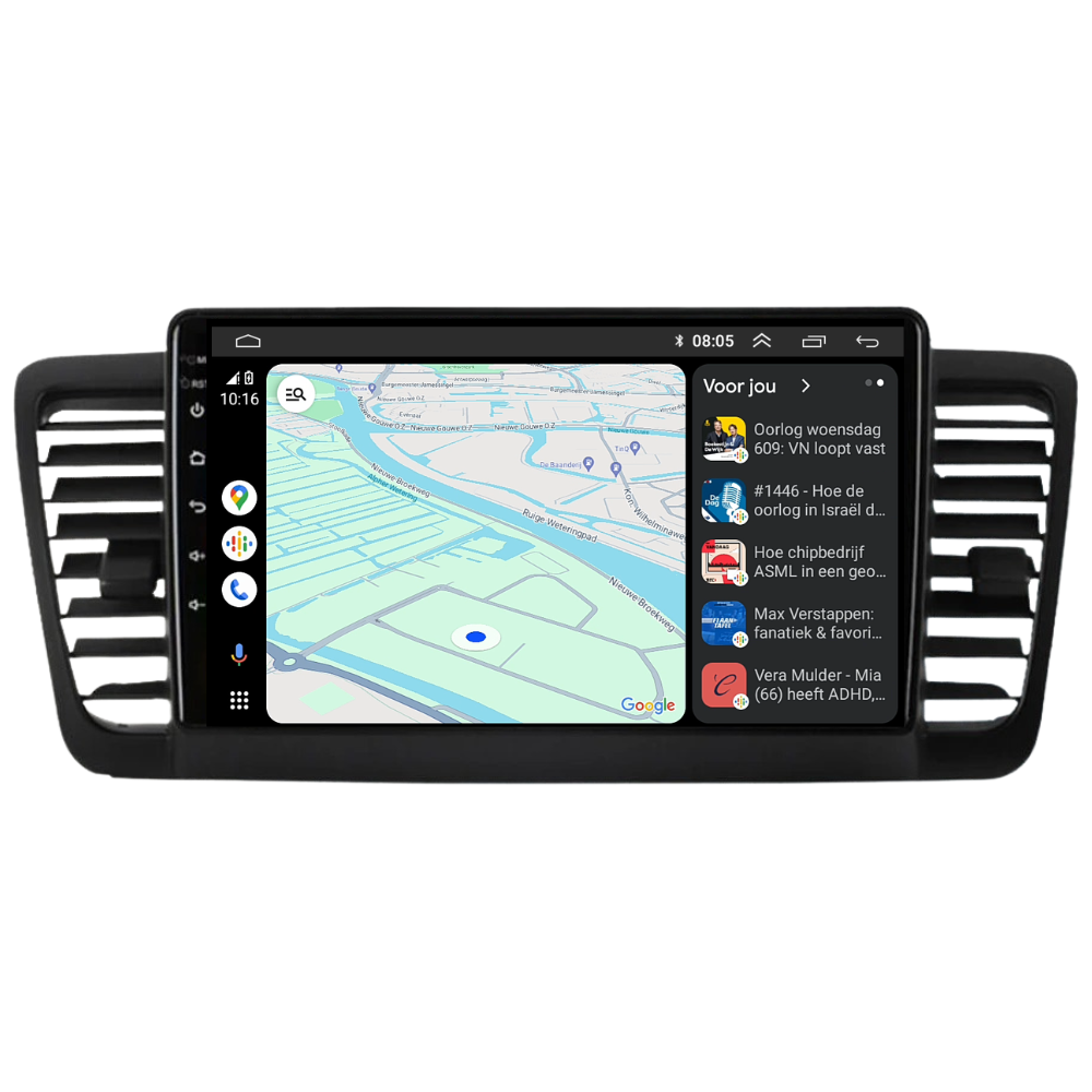 Subaru Outback | Android 13 | Autoradio | 2008 t/m 2014 | CarPlay & Android Auto-5