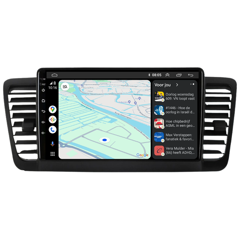 Subaru Outback | Android 13 | Autoradio | 2008 t/m 2014 | CarPlay & Android Auto-5