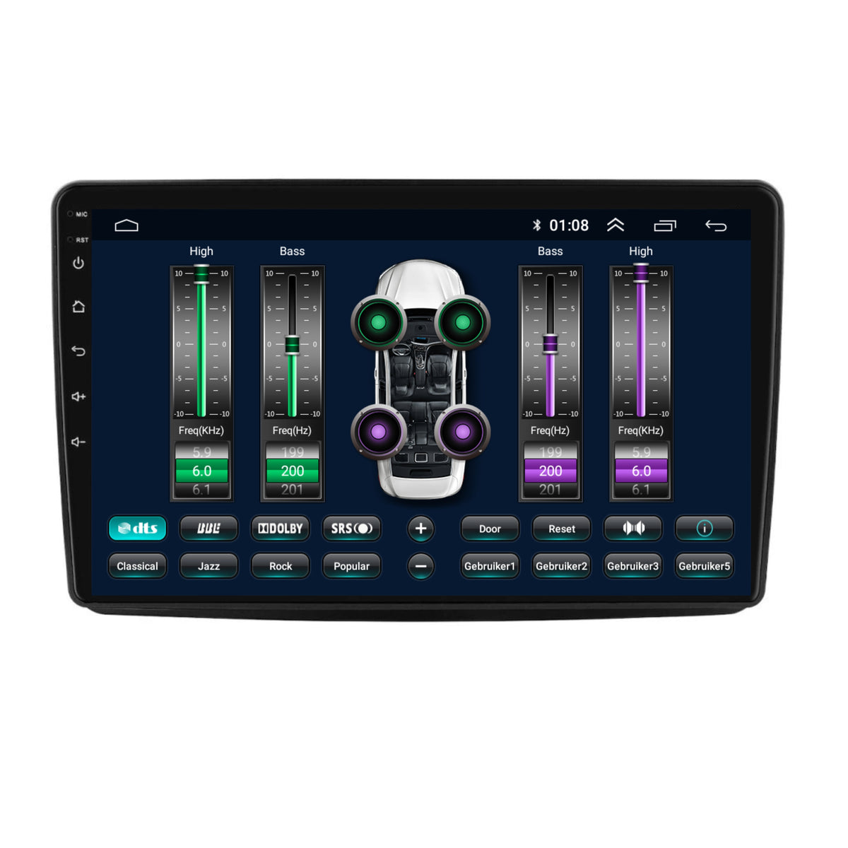 Fiat Panda | Autoradio | 2003 t/m 2012 | Android 13 | Carplay & Android Auto-6