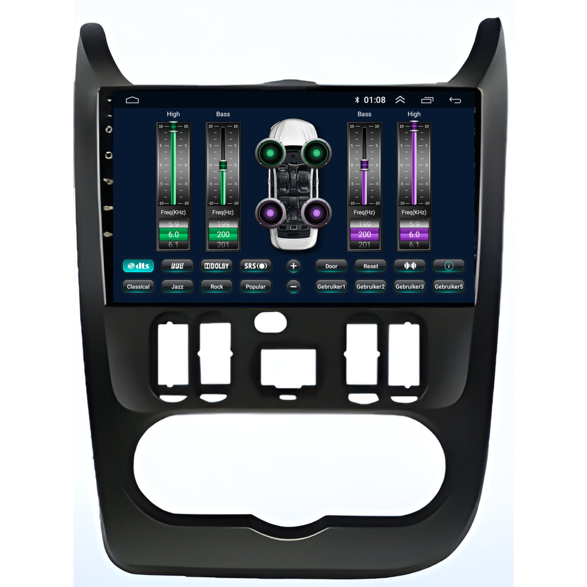 Dacia Logan | Android 13 | Autoradio | 2010 t/m 2013 | CarPlay & Android Auto-7