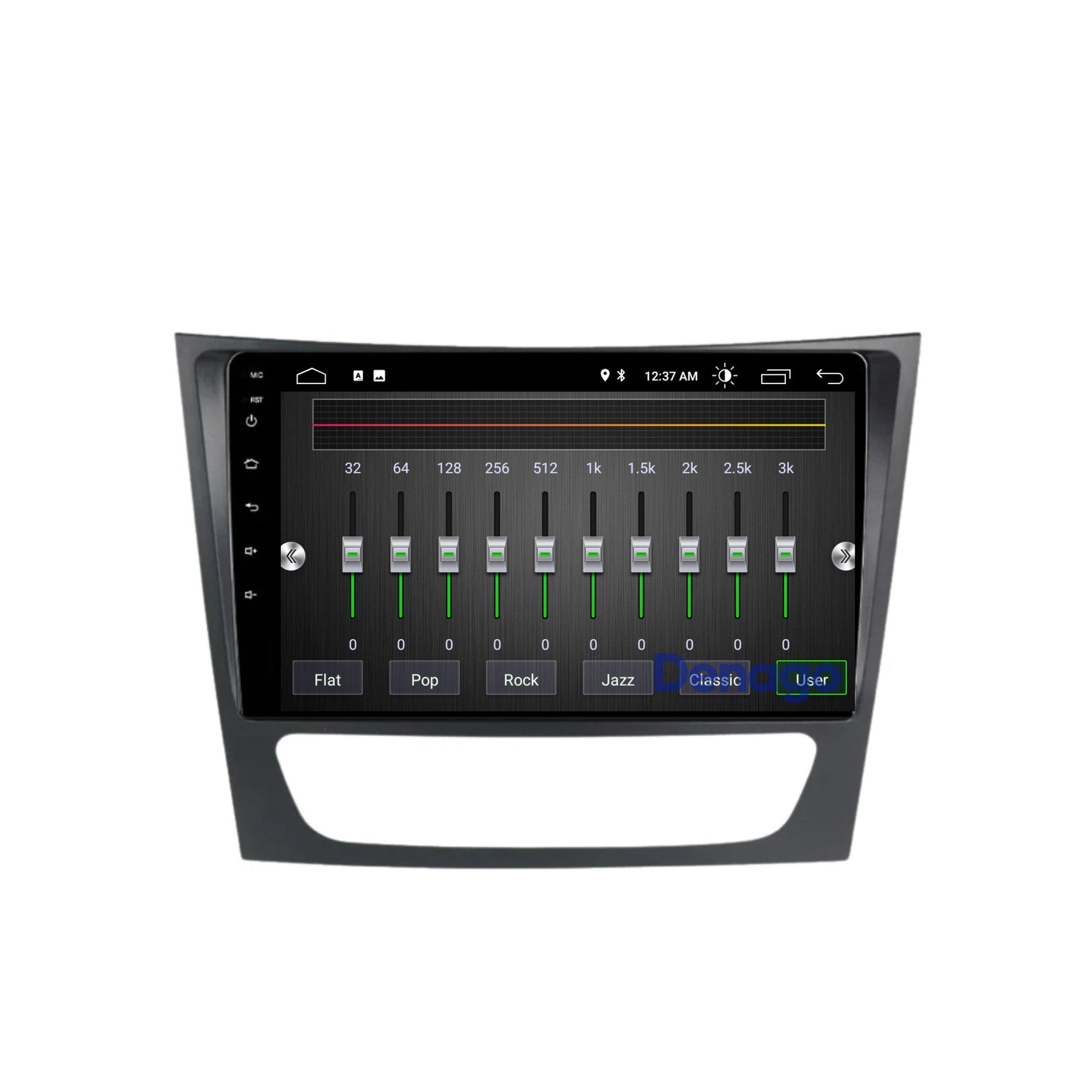 CarPlay autoradio geschikt voor Mercedes E-Klasse W211, CLS W219 & G-Klasse W463 | 2002 t/m 2010 | Android 13 | Draadloos Apple CarPlay & Android Auto | 2GB + 32GB | QuadCore processor | Denago DNG-A188 | 2025 model | Bluetooth & Wifi