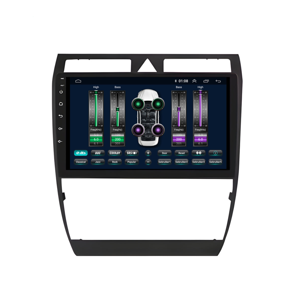 Audi A6 / S6 / RS6 / Allroad CarPlay & Android Auto car radio | 1999 to 2004 | Android 13 | Davilon-7