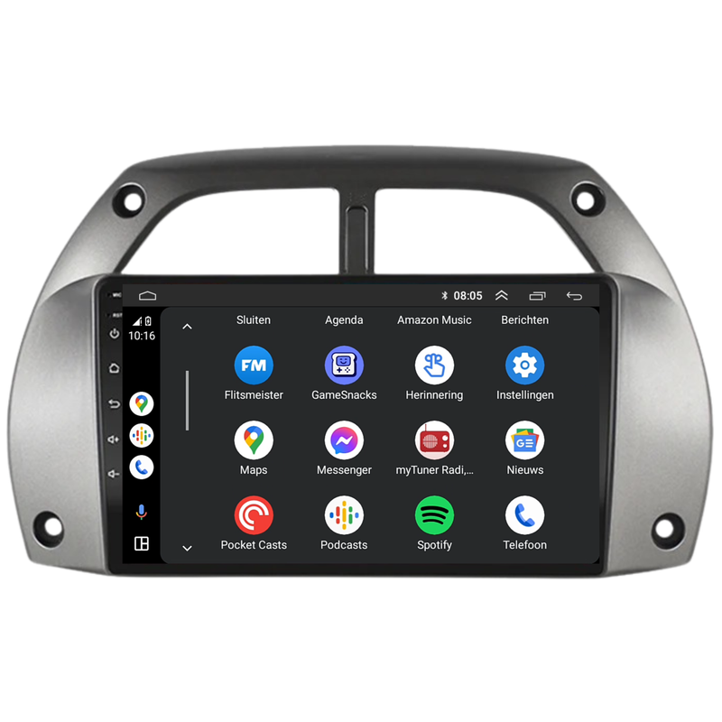 Toyota Rav 4 | Android 13 | Autoradio | 2001 t/m 2003 | CarPlay & Android Auto-8