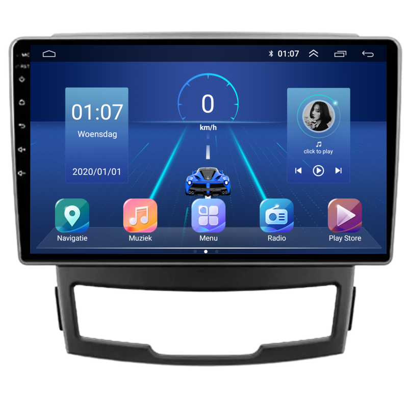 Ssangyong Korando | Android 13 | Autoradio | 2011 t/m 2014 | CarPlay & Android Auto-6