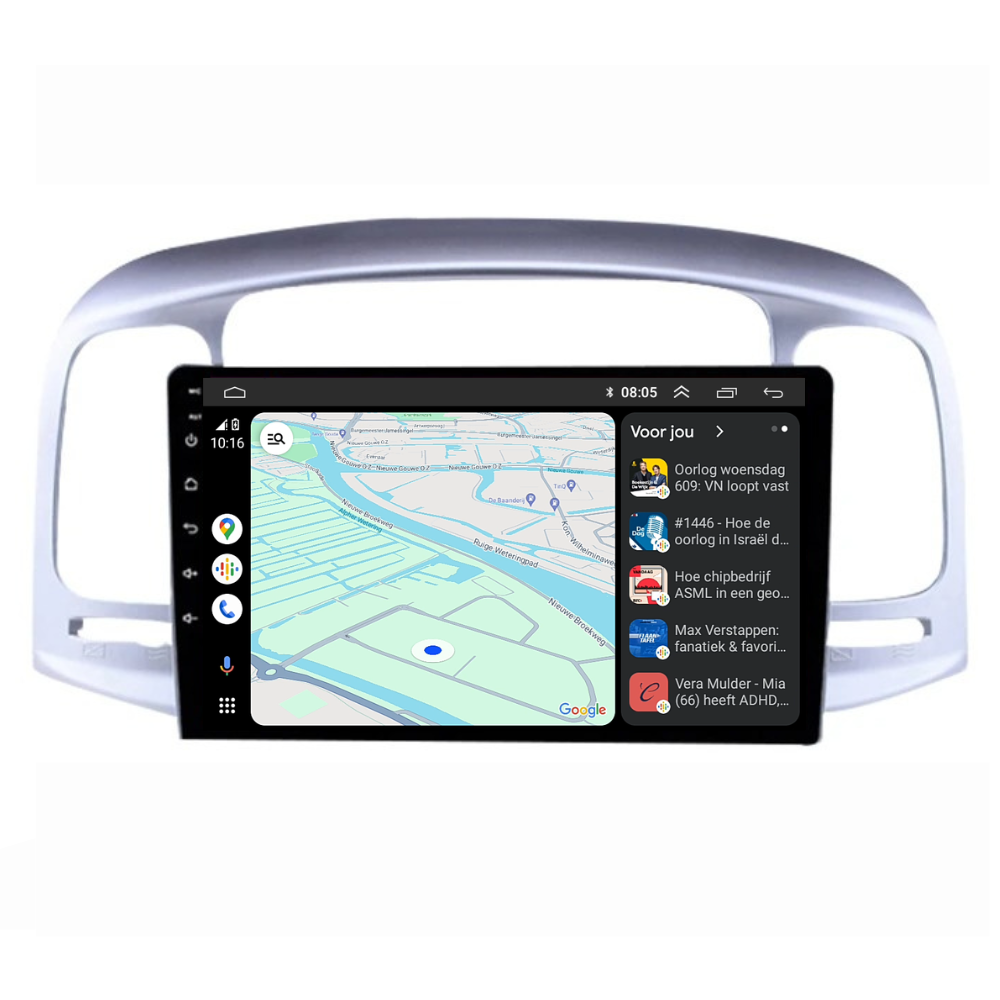 Hyundai Accent | Android 13 | Autoradio | 2007 t/m 2011 | Carplay & Android Auto-3