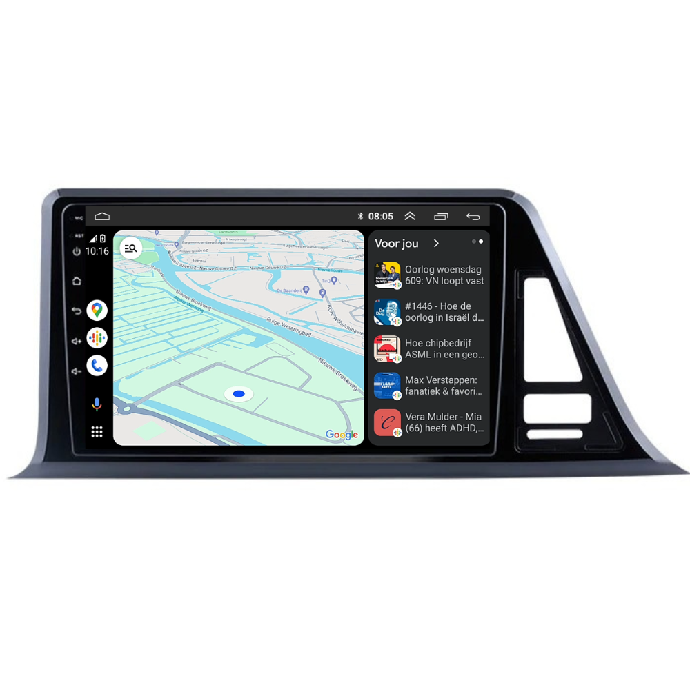 Toyota C-HR CarPlay & Android Auto autoradio | 2016 t/m 2020 | Android 15 | Davilon-3