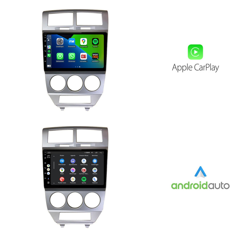 Dodge Caliber CarPlay & Android Auto autoradio | 2006 t/m 2010 | Android 15 | Davilon-2